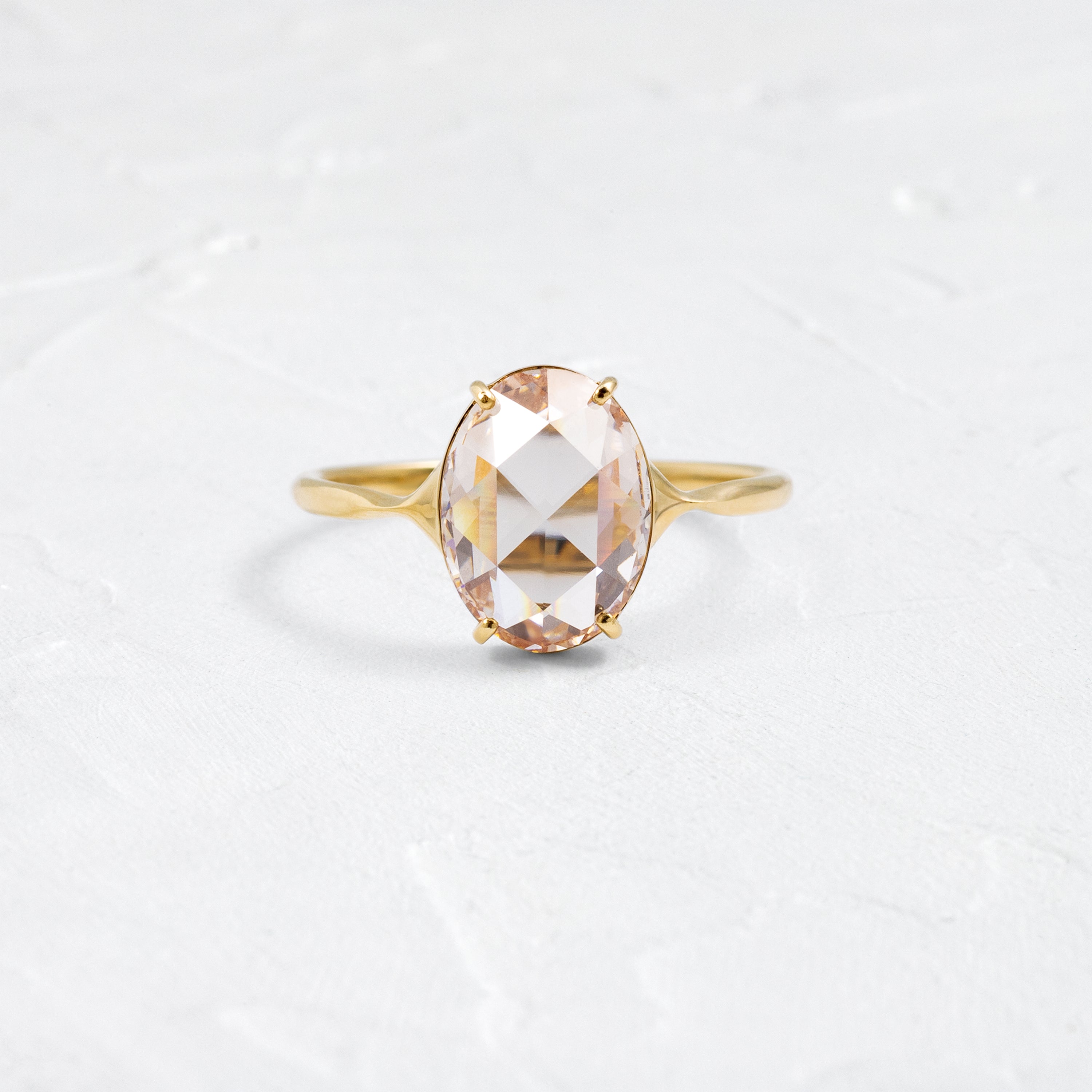 Corset Ring, 2.68ct. Lab-Grown Pink Diamond | Melanie Casey Jewelry