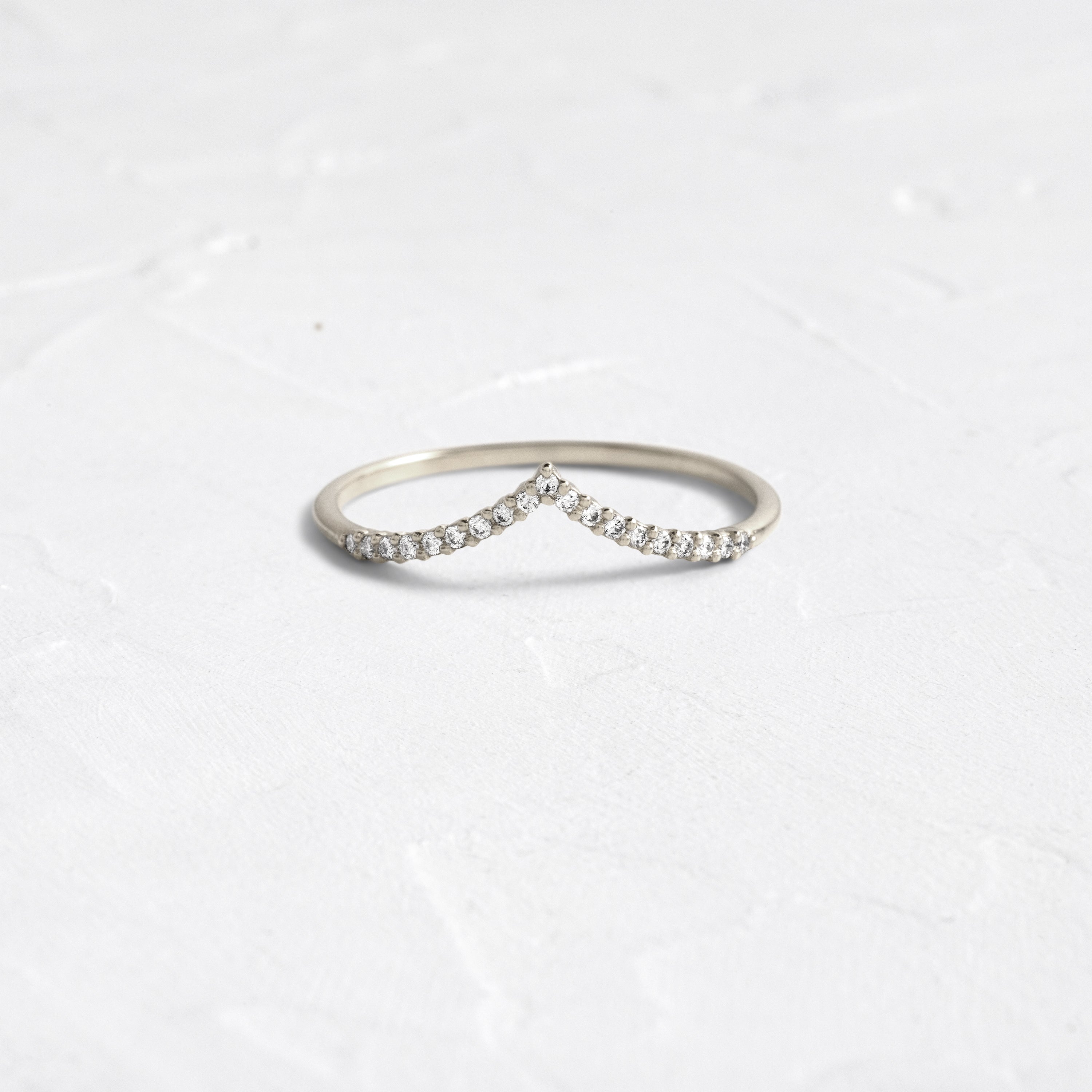 Chevron Wisp Band | Melanie Casey Fine Jewelry