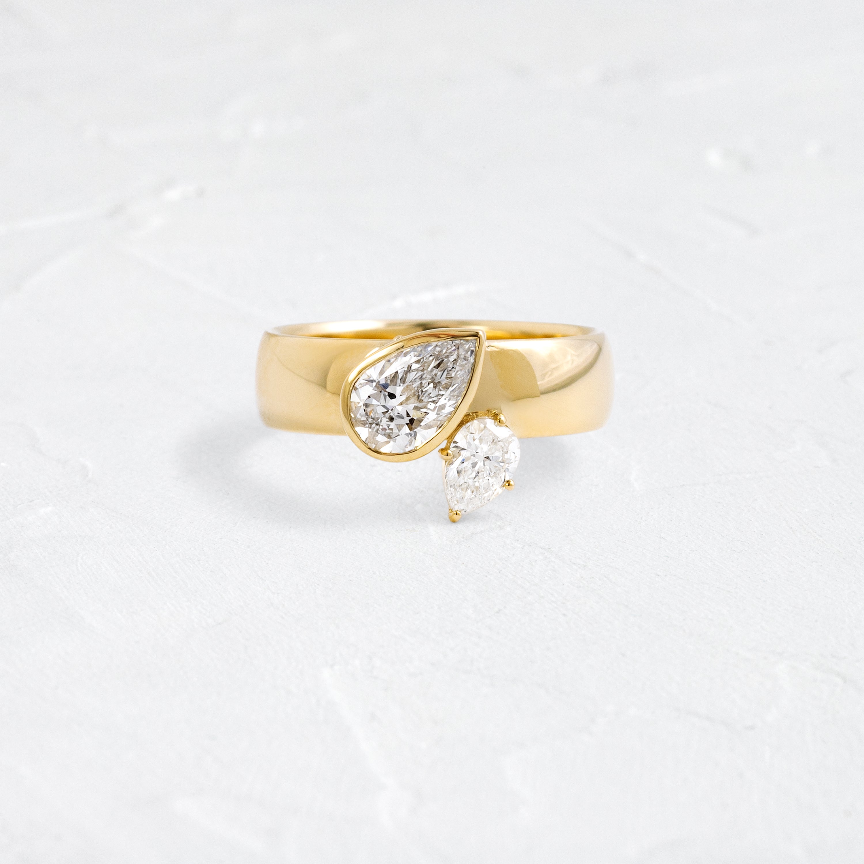 Novella Ring, Pear Cut | Melanie Casey Jewelry