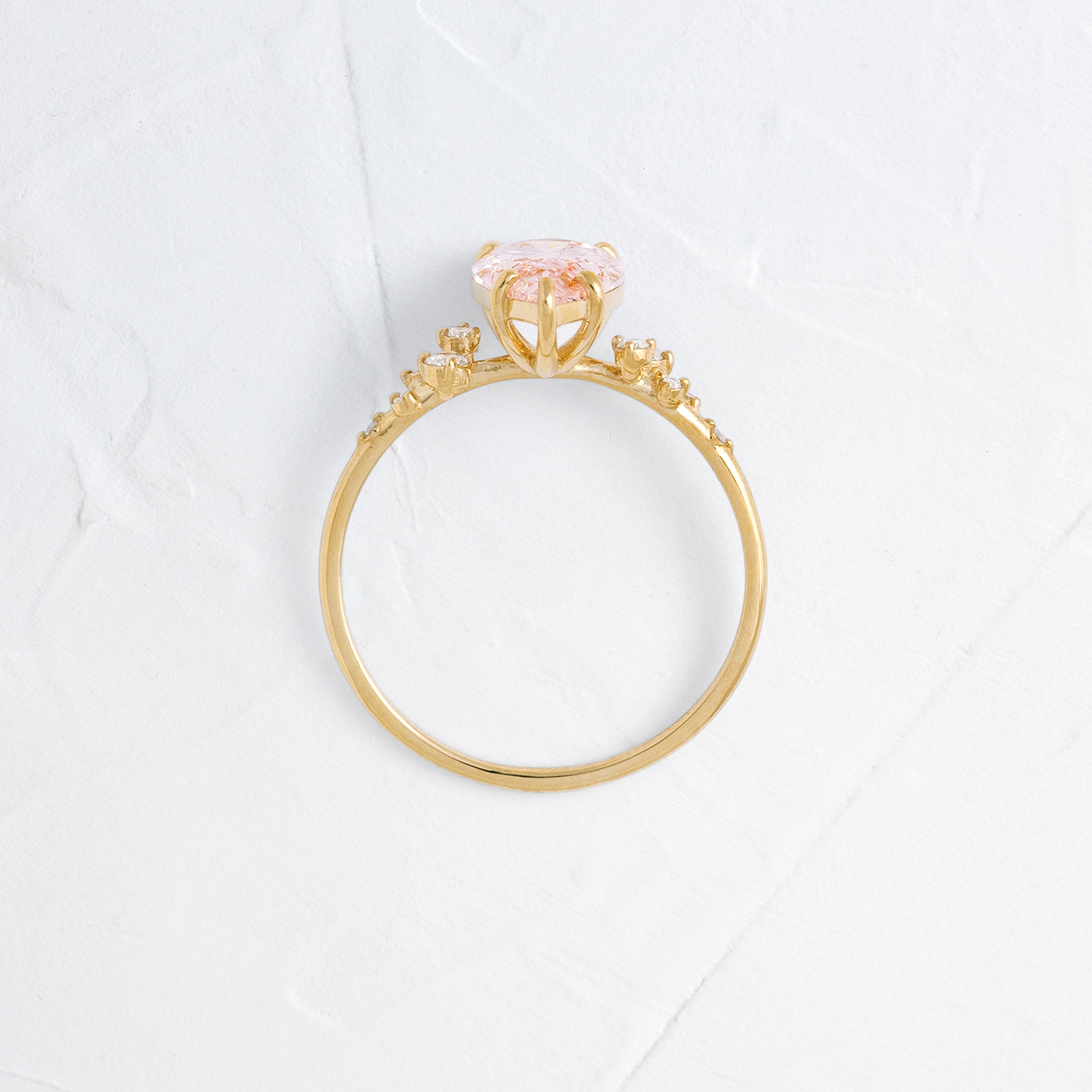 Snowdrift Ring, 1.77ct. Lab-Grown Pink Diamond | Melanie Casey