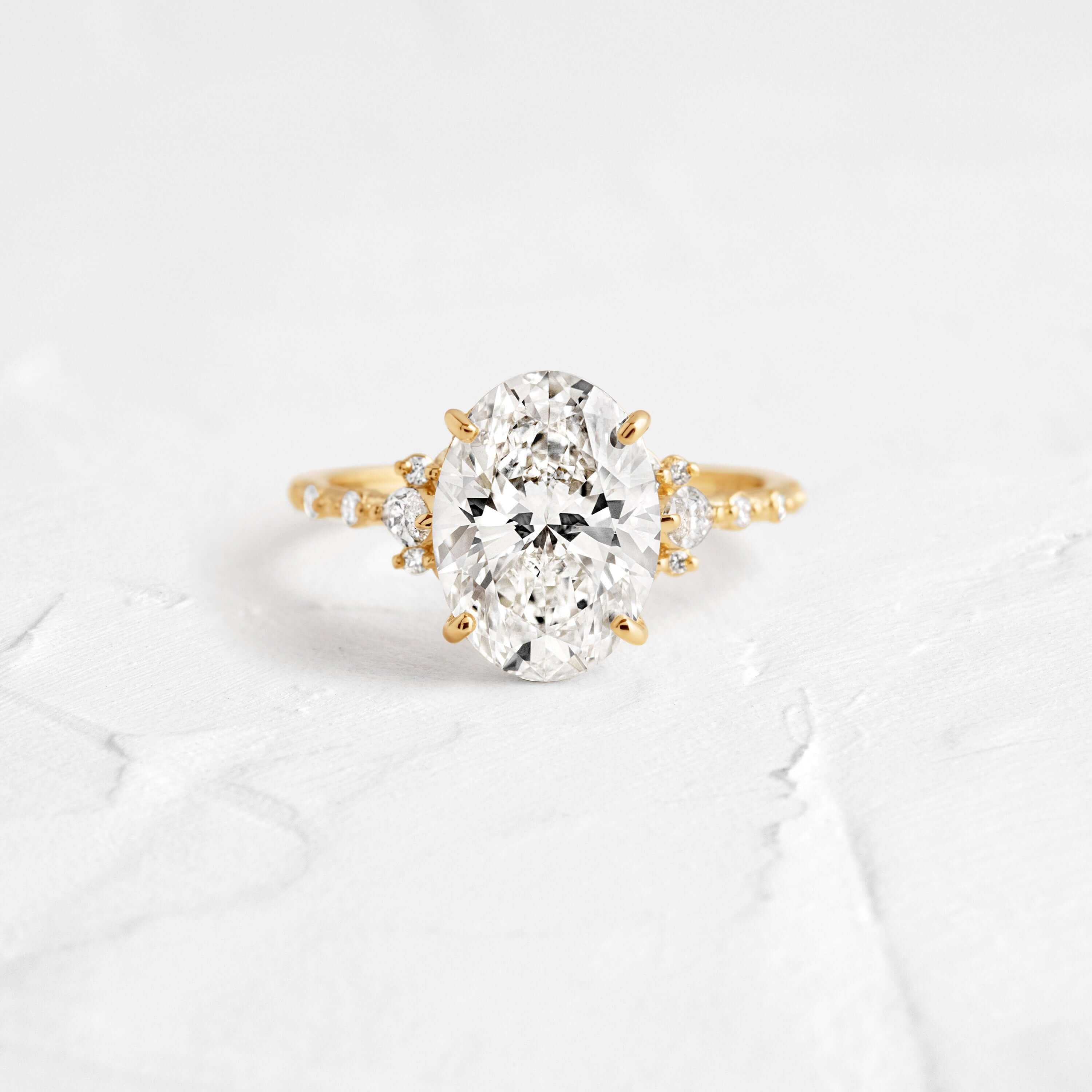 diamond dress rings yellow gold Classic Cathedral Engagement Ring Setting in 14K Yellow Gold