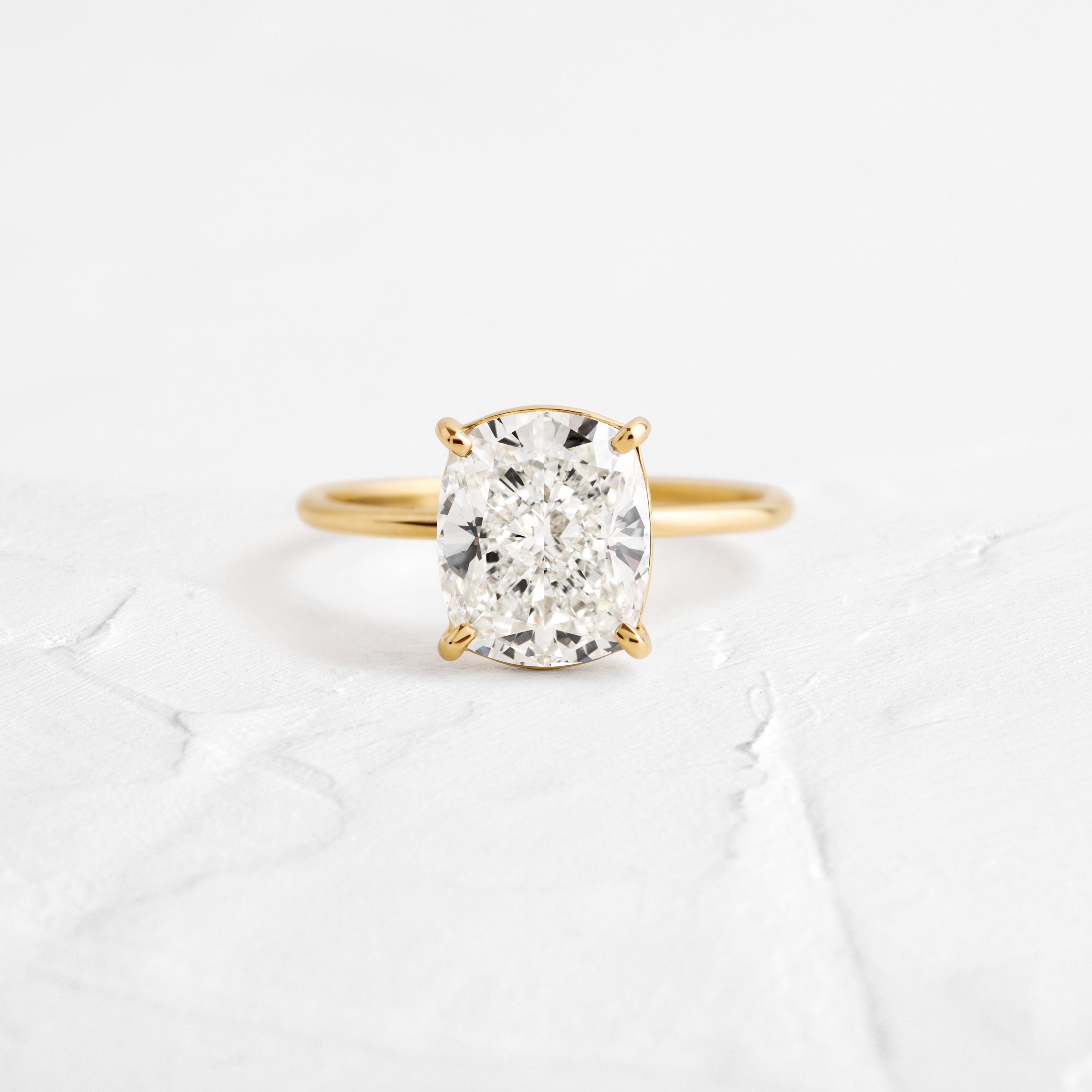 Whisper Ring, Cushion Cut - Melanie Casey