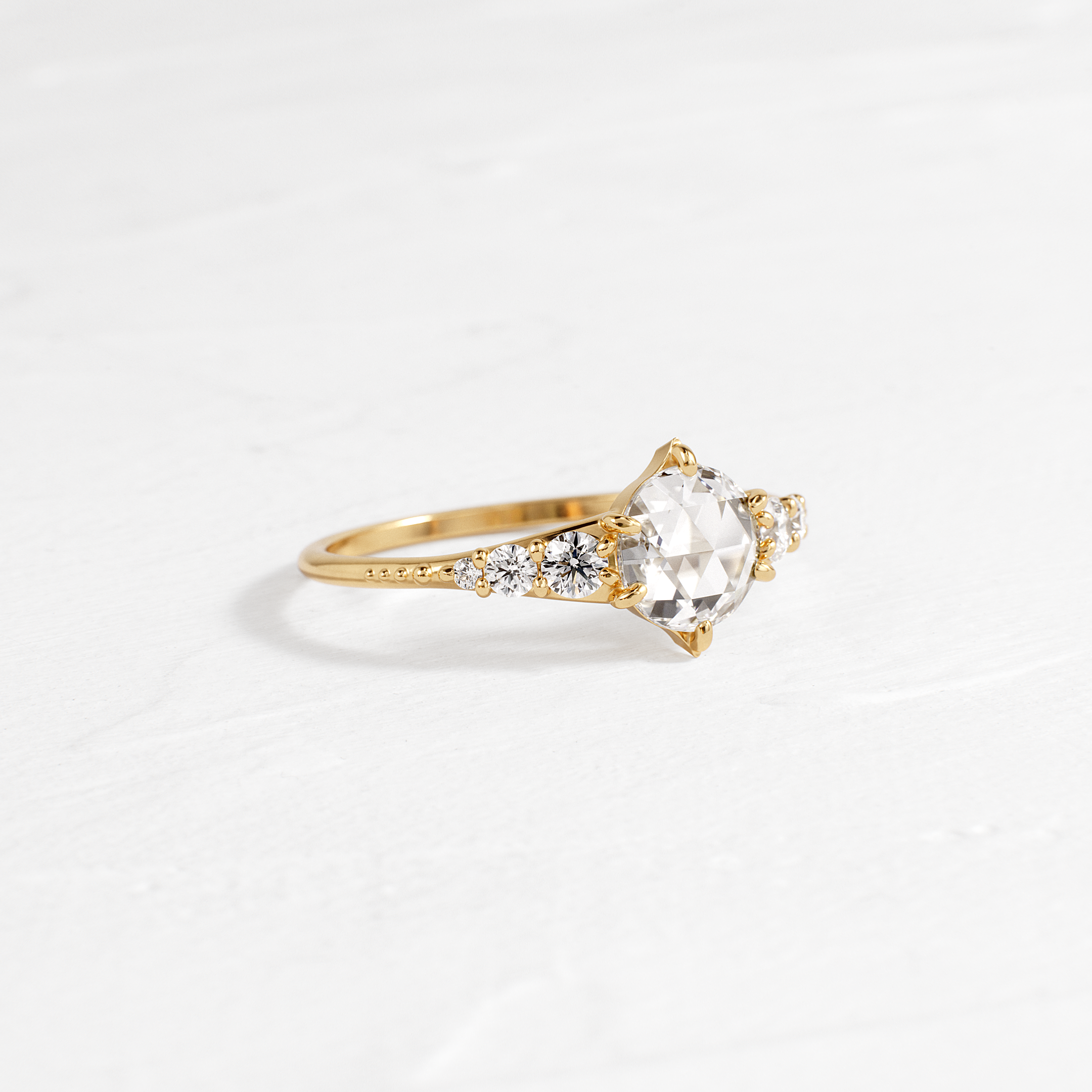 Shoreline Ring, Rose Cut | Melanie Casey Jewelry