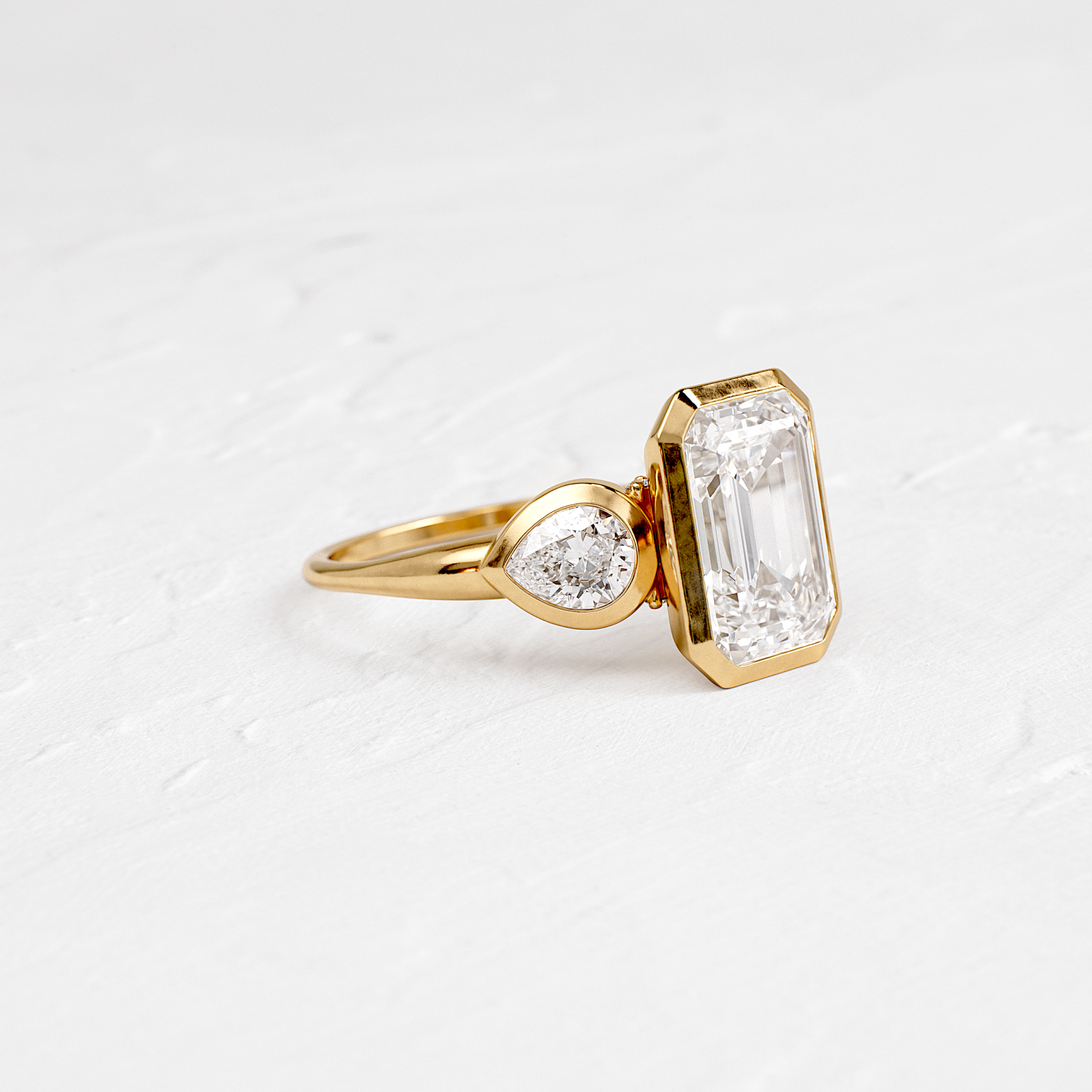 Moonrise Ring, Emerald Cut | Melanie Casey