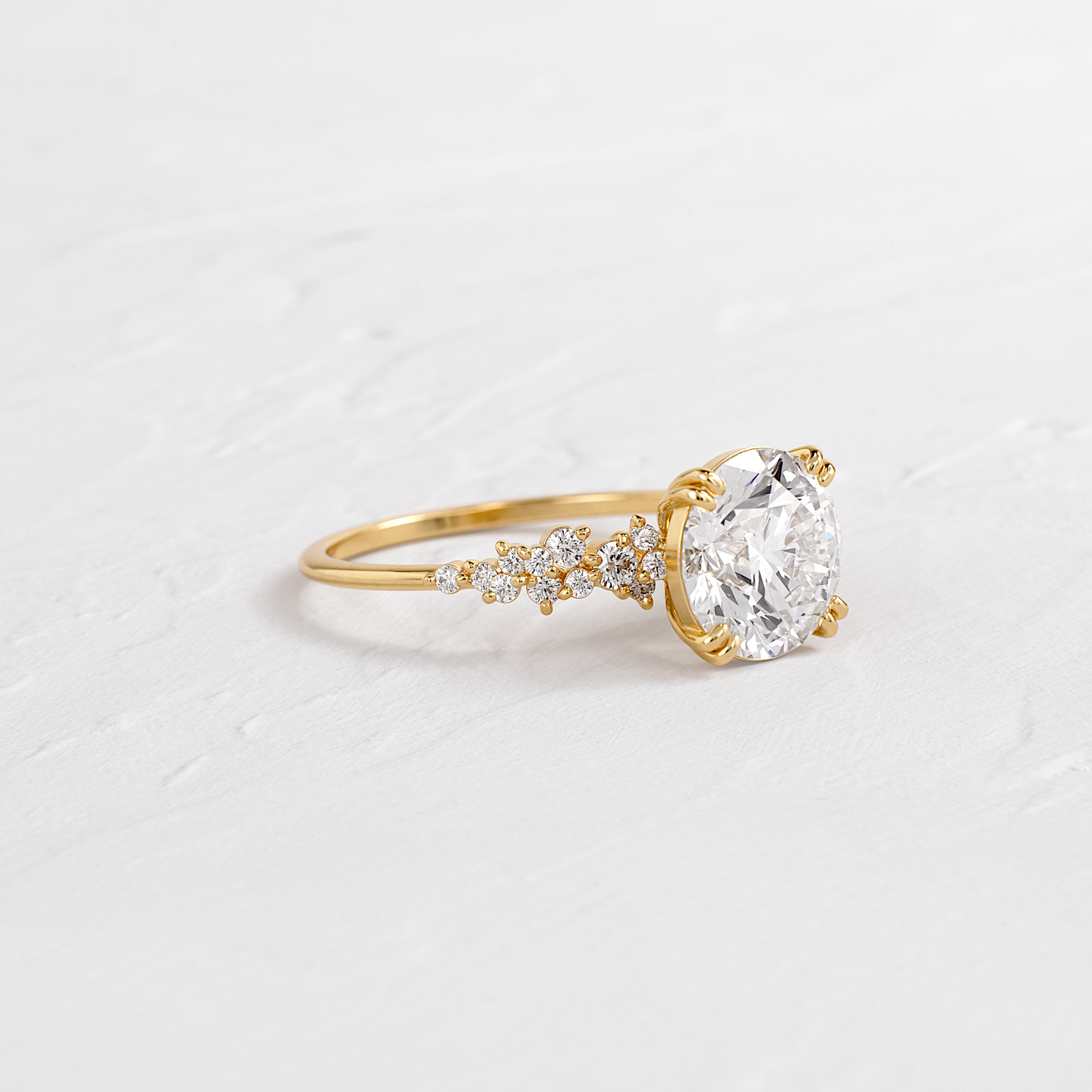新品KATIE HIRAKEN MAILING COURSE 28〜36か月目 On The Horizon Ring, Round Cut | Melanie Casey Fine Jewelry