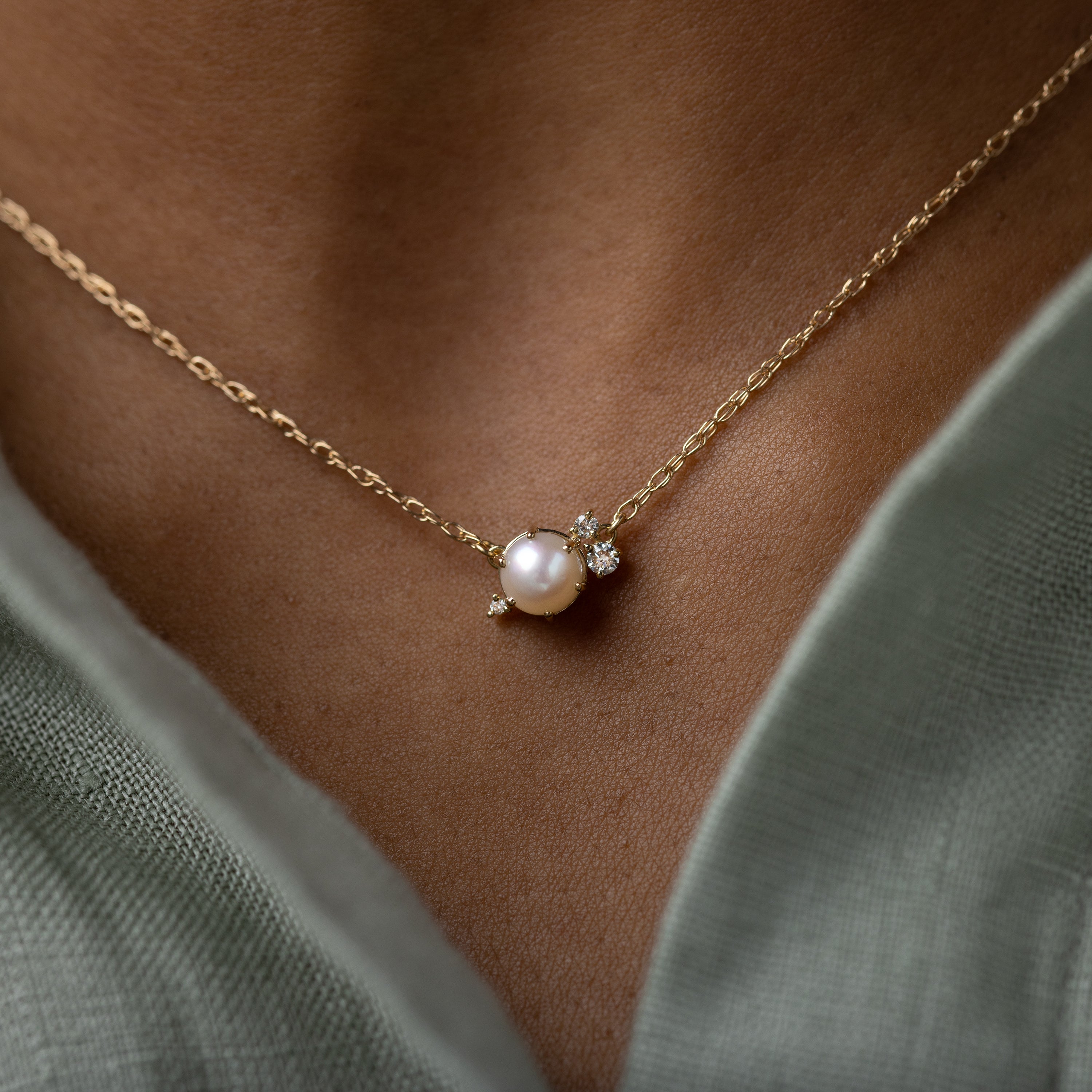 Pearl Flurry Necklace - In Stock | Melanie Casey Fine Jewelry