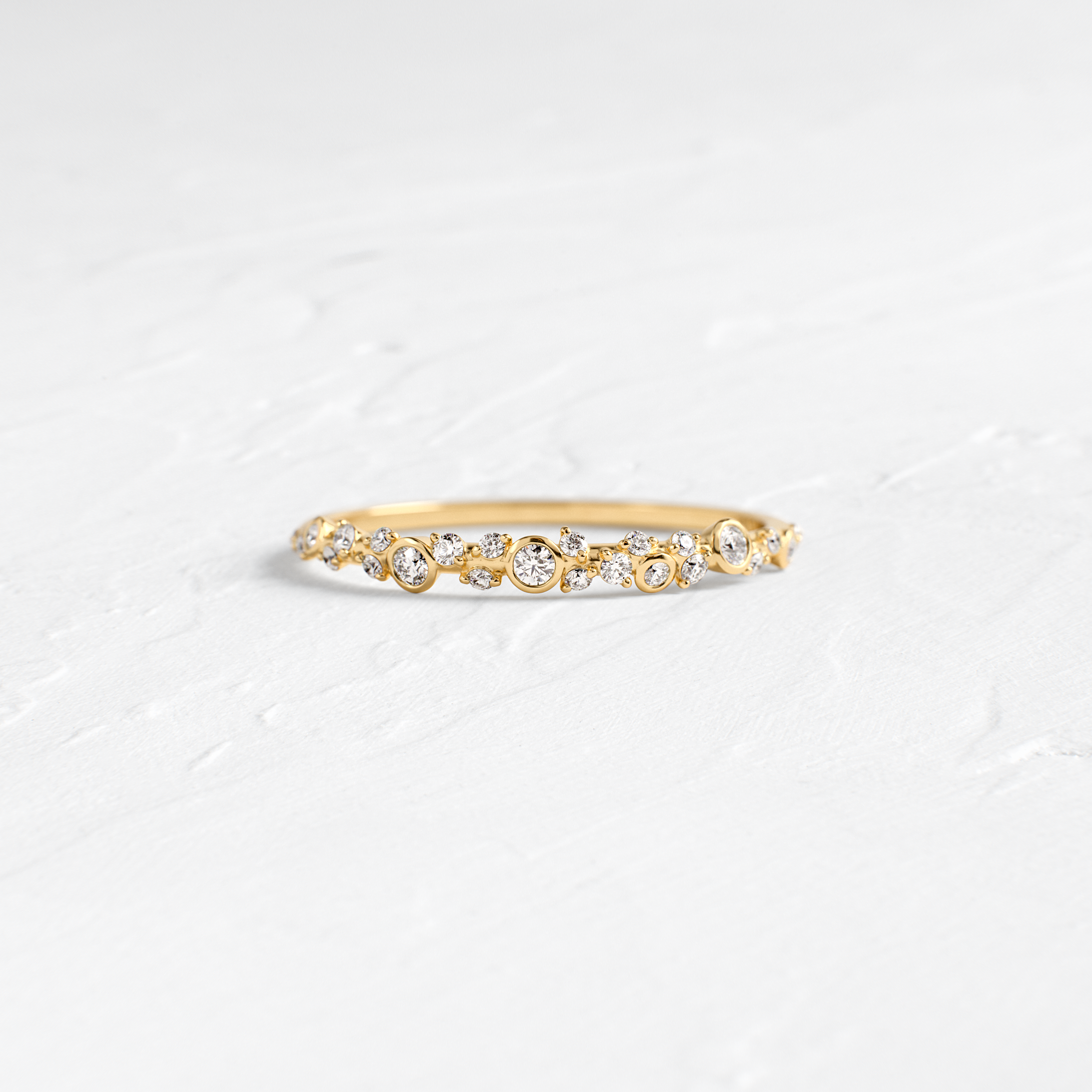 Sprinkle of Sugar Bezel Ring | Melanie Casey Jewelry