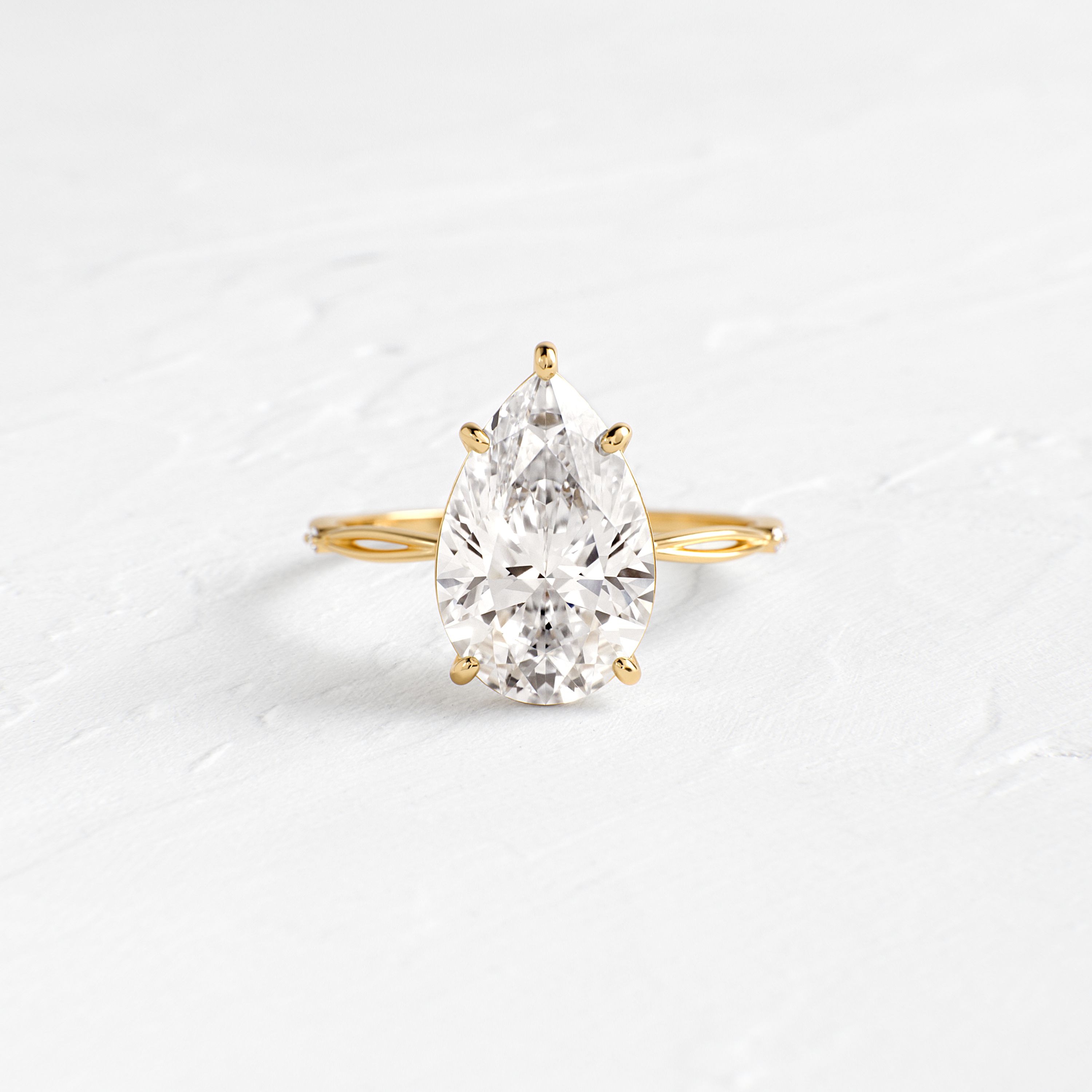 Hillside Ring, Pear Cut - Melanie Casey