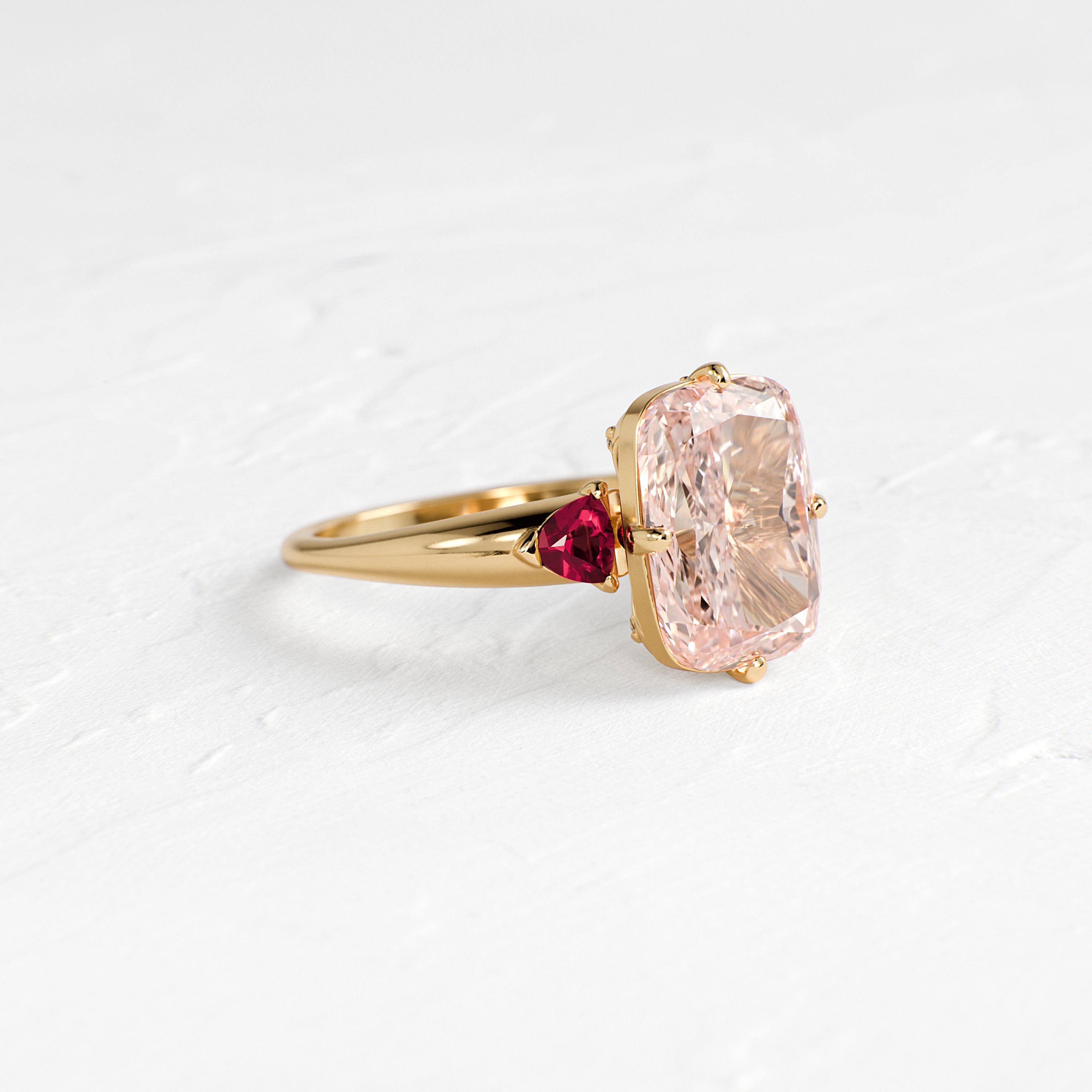 Rosette Ring, Lab-Grown Pink Diamond | Melanie Casey Jewelry