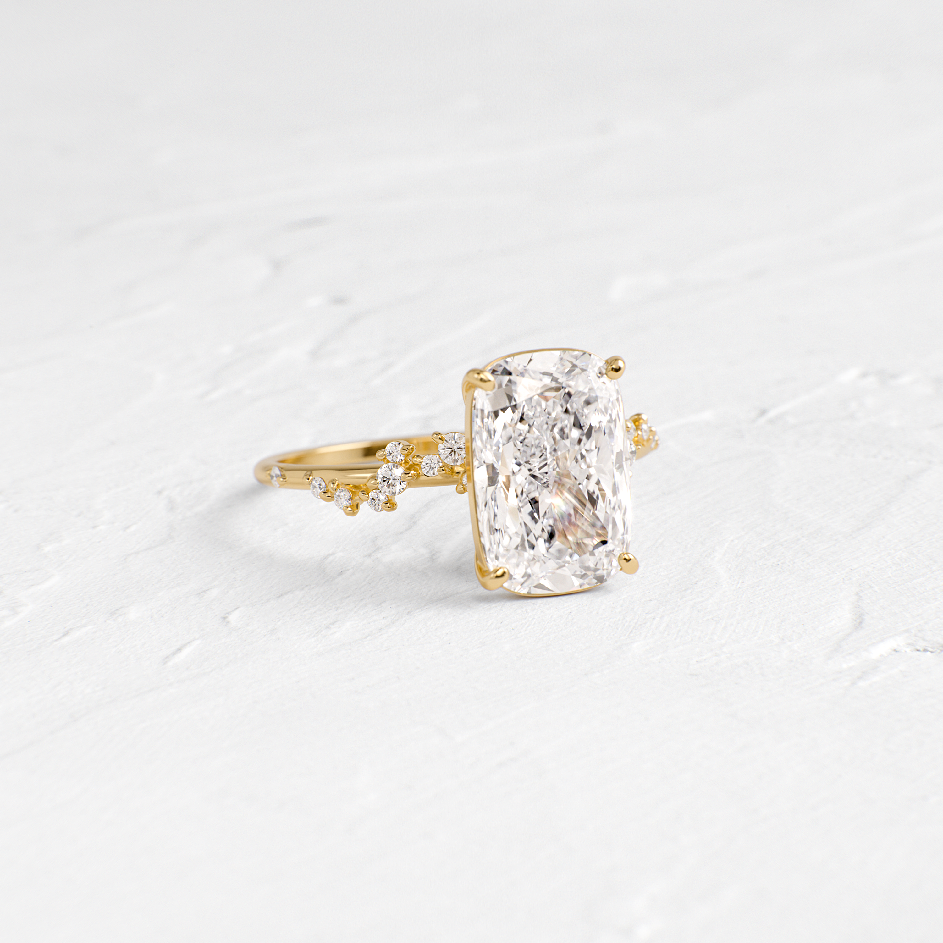 Wisteria Ring, Cushion Cut | Melanie Casey