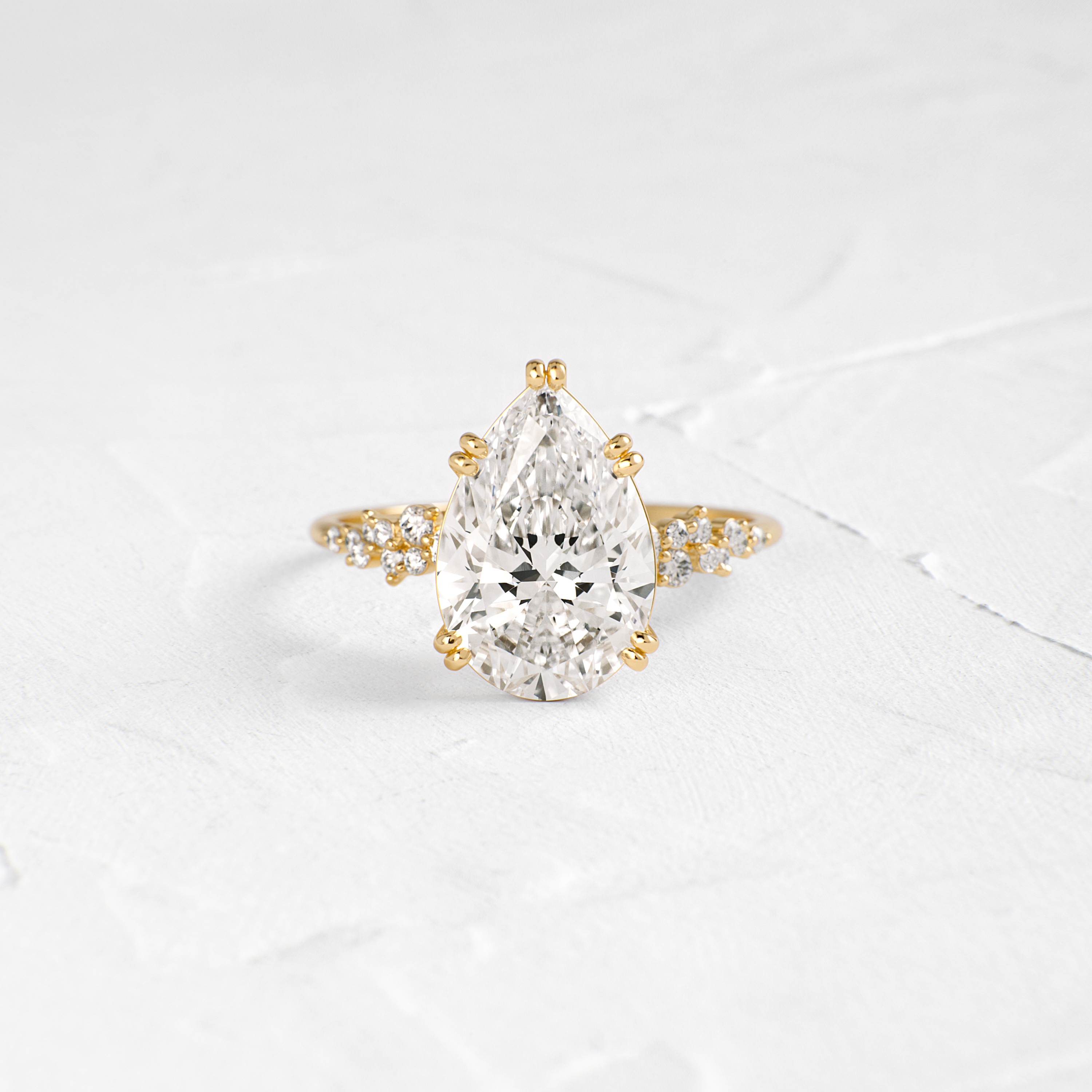 On The Horizon Ring, Pear Cut | Melanie Casey Jewelry