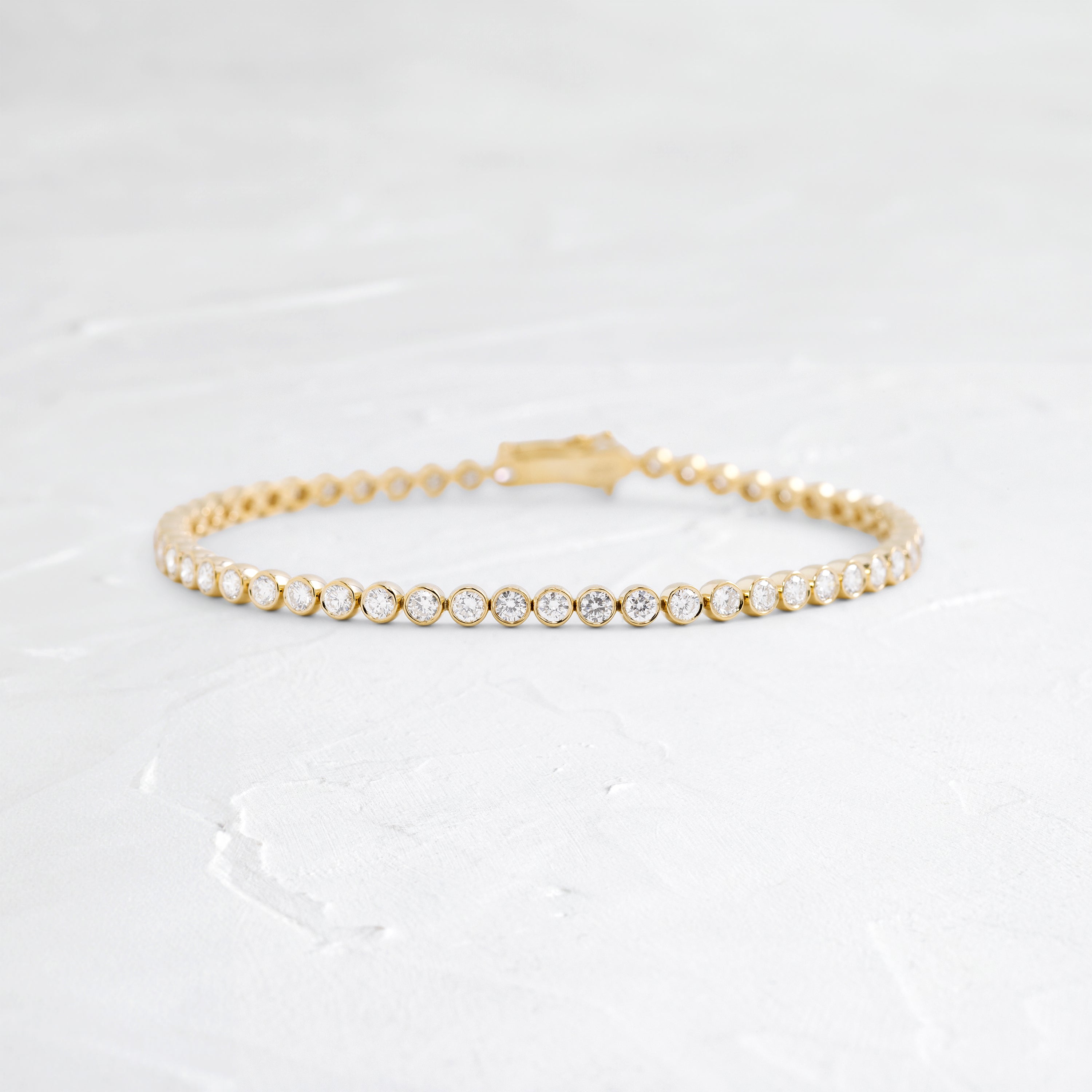 Bezel Tennis Bracelet | Melanie Casey Fine Jewelry