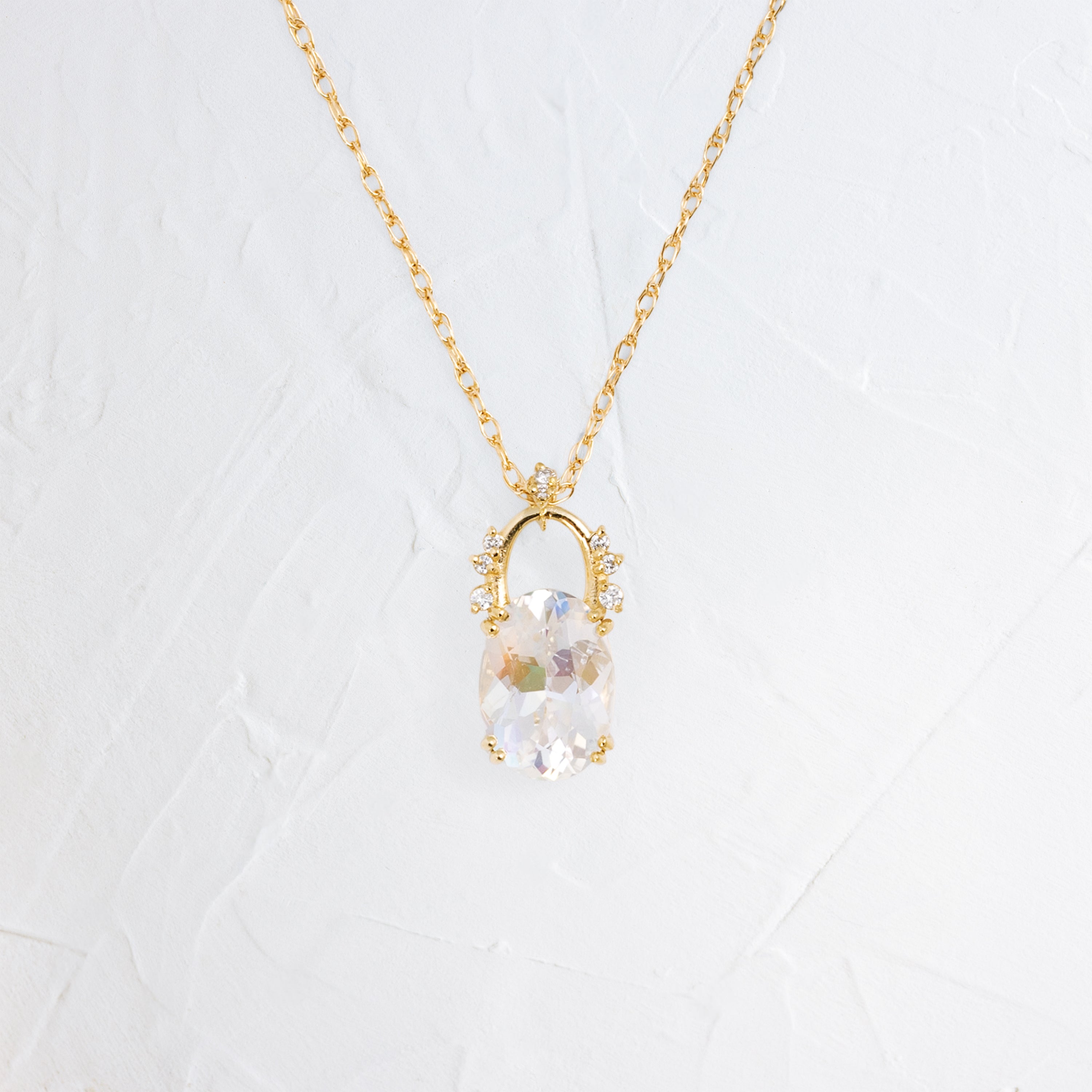 Skylight Necklace, 1.13ct. Madagascar Moonstone | Melanie Casey