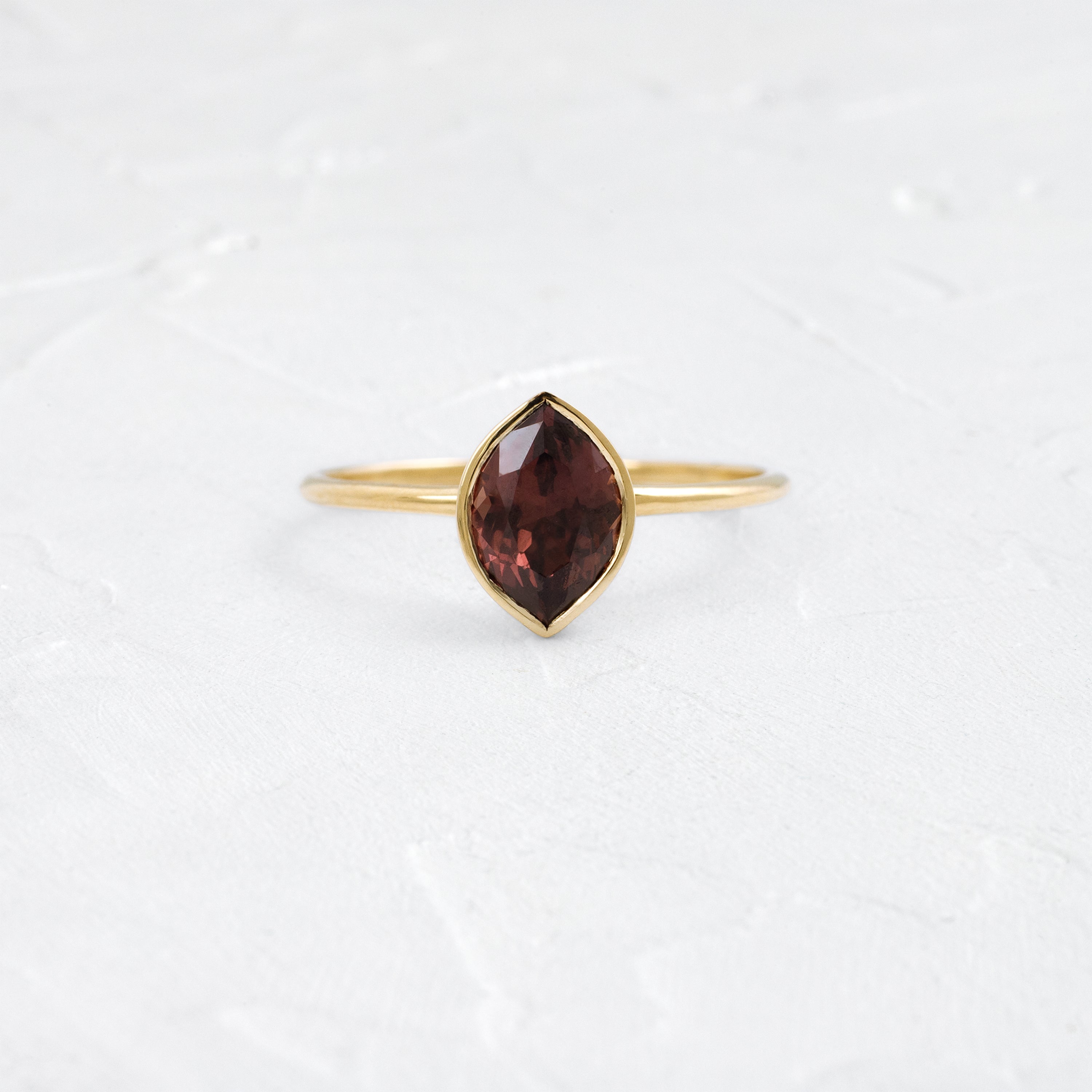 Formation Ring, 1.62ct. Burgundy Mozambique Sapphire | Melanie
