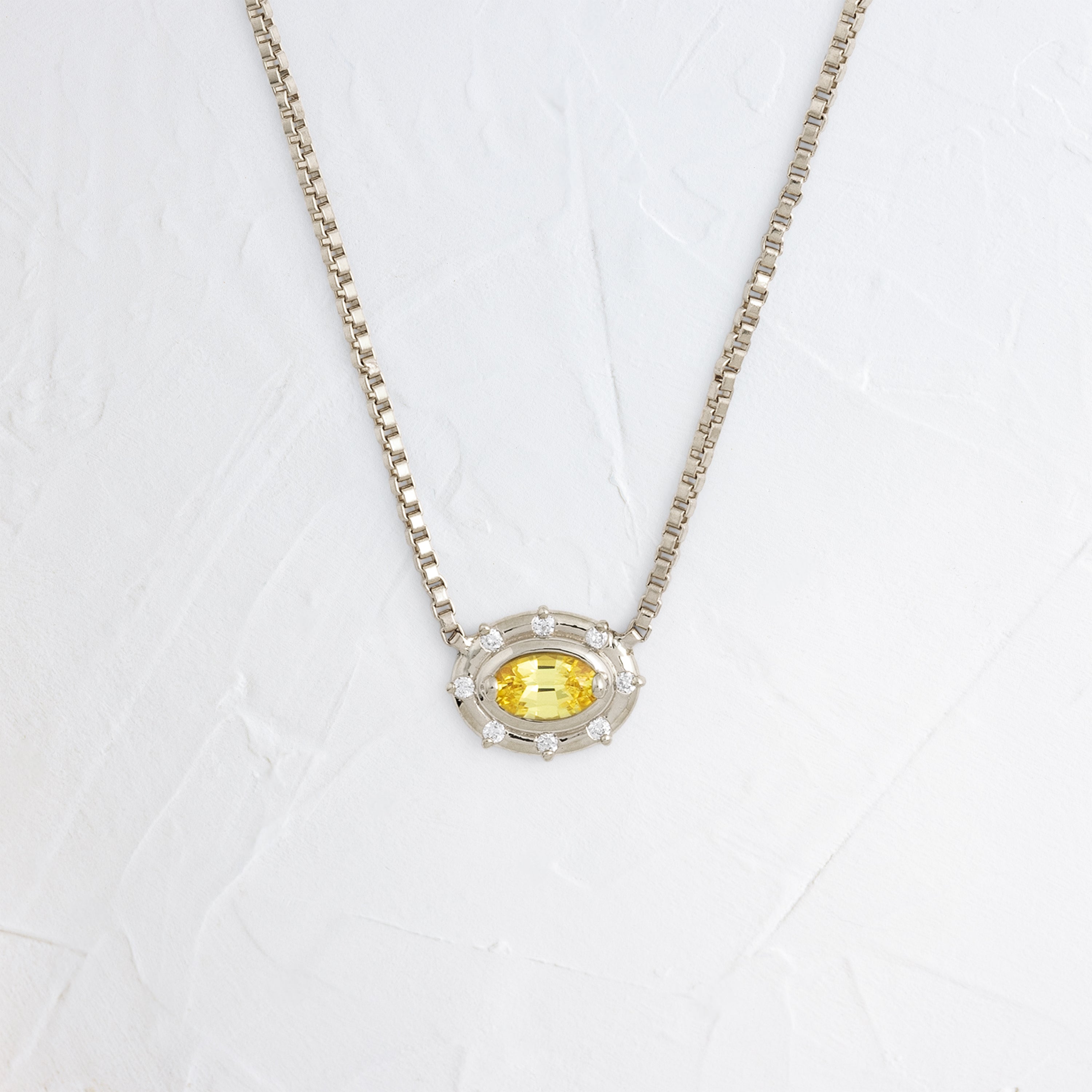 Veranda Necklace in Yellow Sapphire | Melanie Casey Jewelry