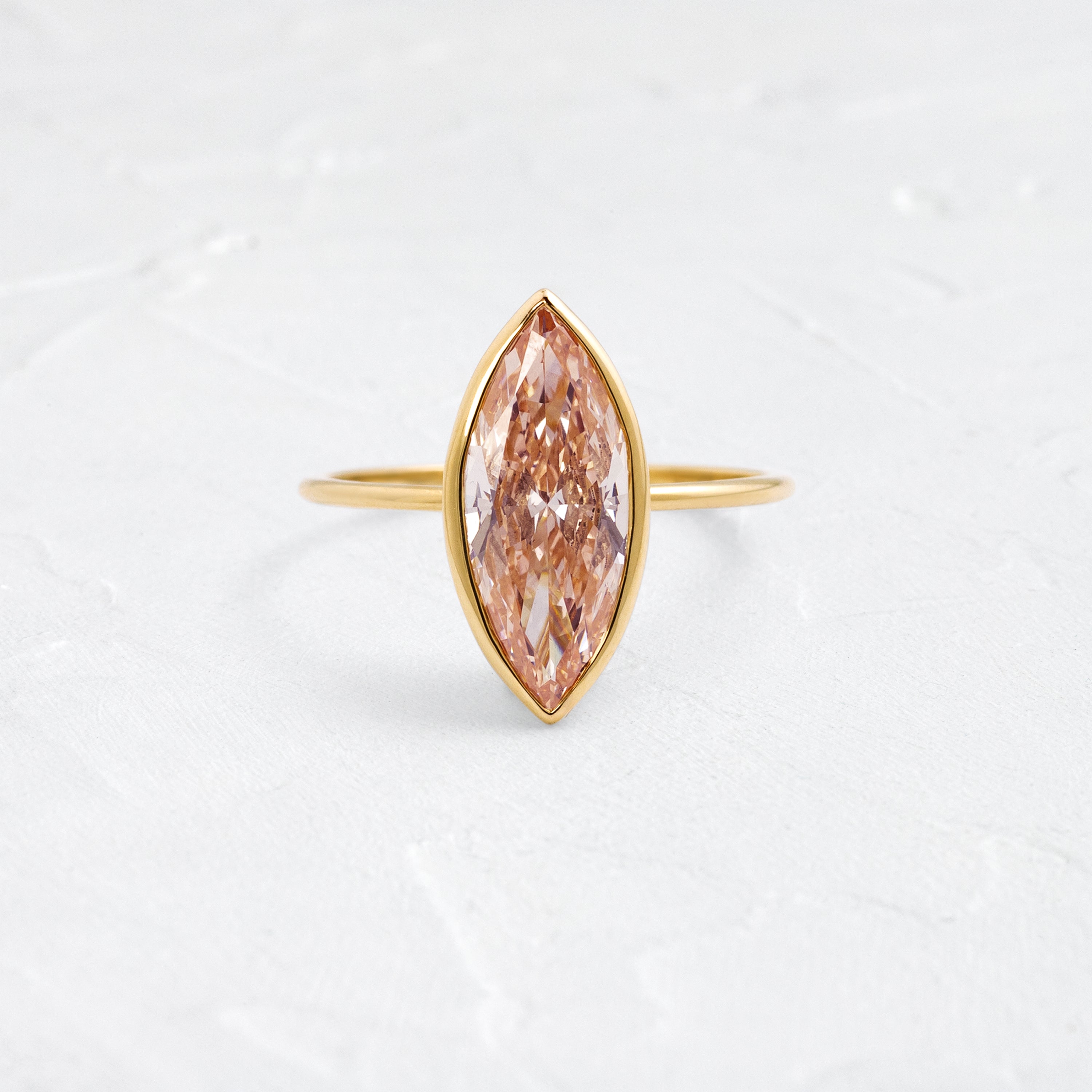 Ravine Ring, 2.58ct. Lab-Grown Pink Diamond | Melanie Casey Jewelry