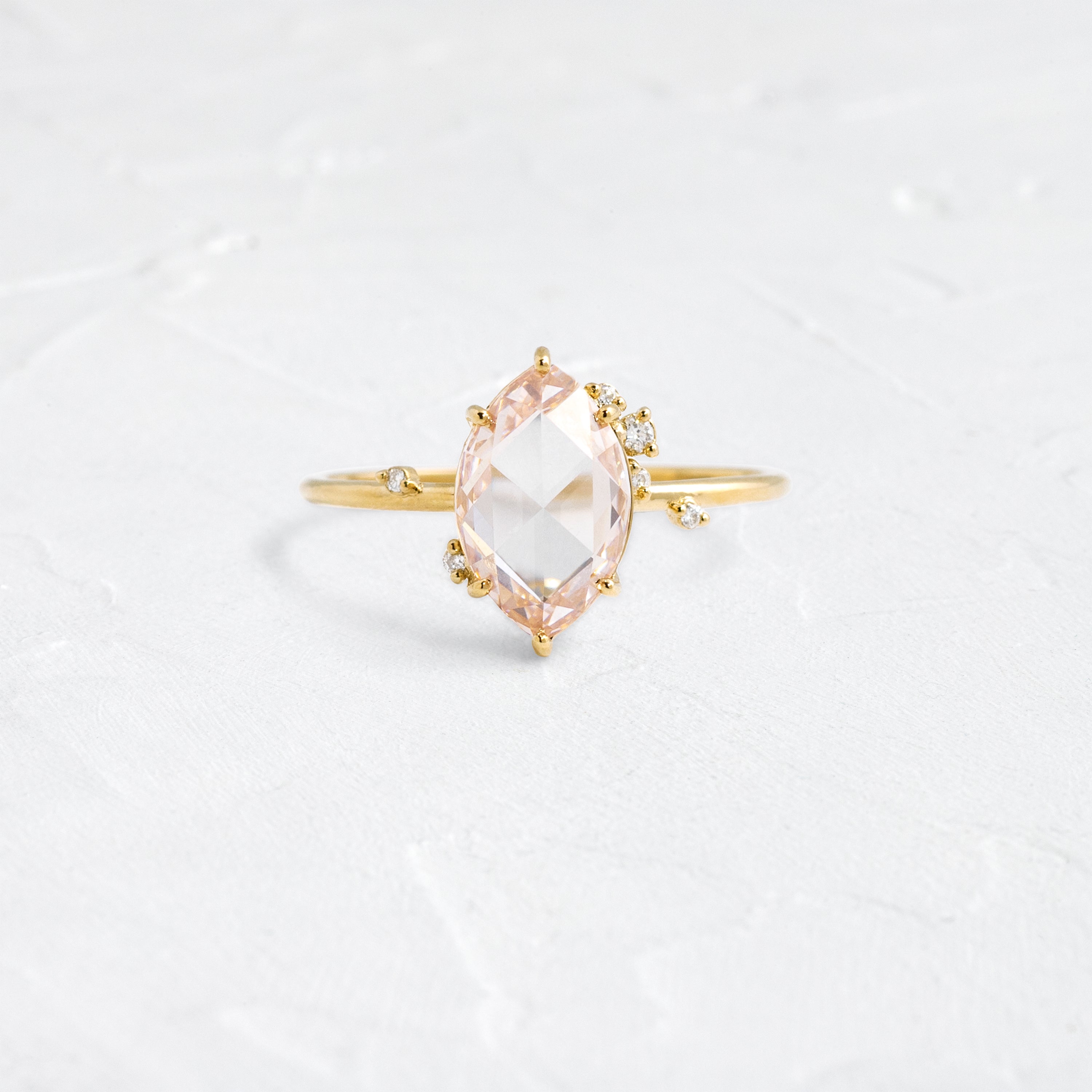 To A Flame Ring, 1.95ct. Lab-Grown Pink Diamond | Melanie Casey