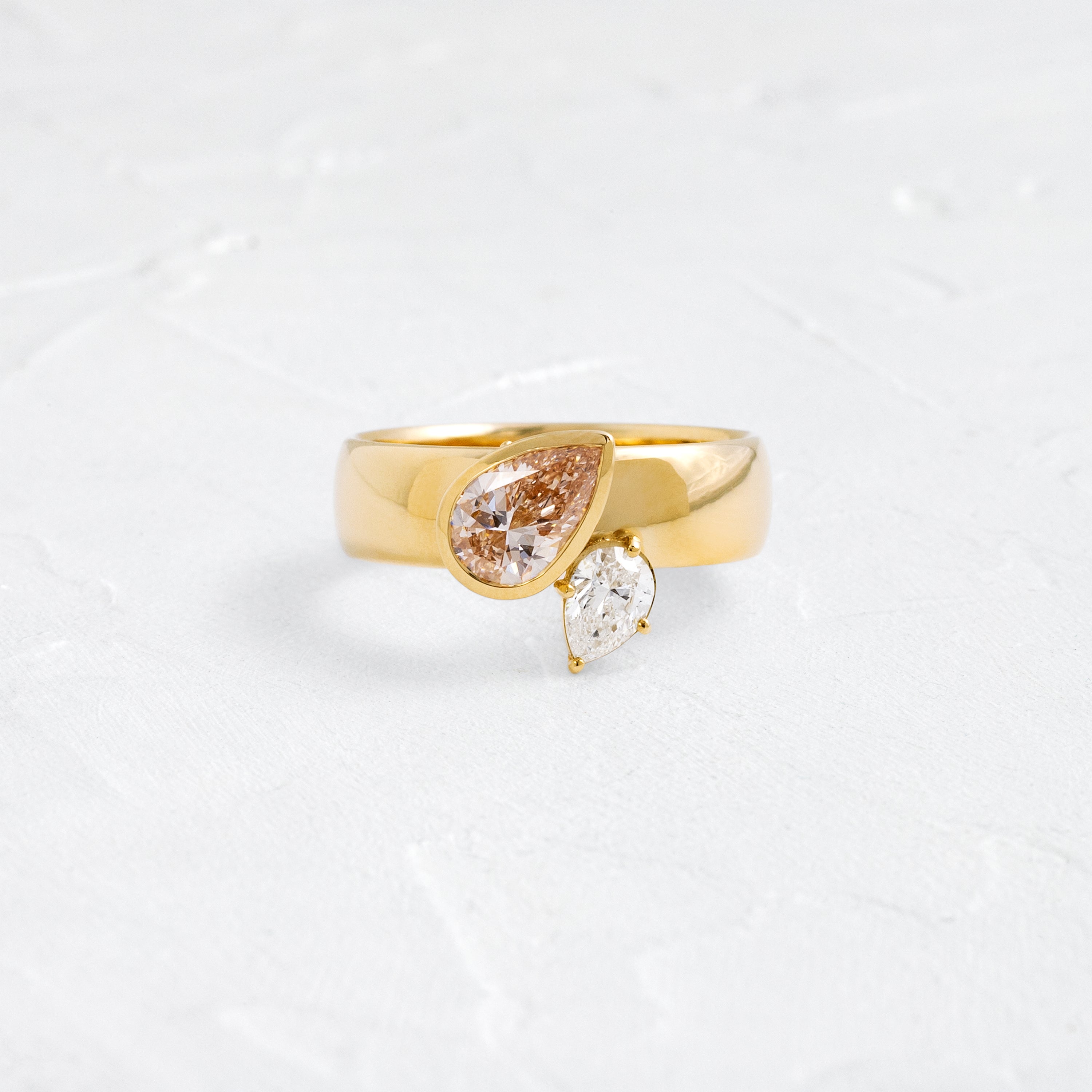 Novella Ring, 1ct. Lab-Grown Pink Diamond | Melanie Casey Jewelry