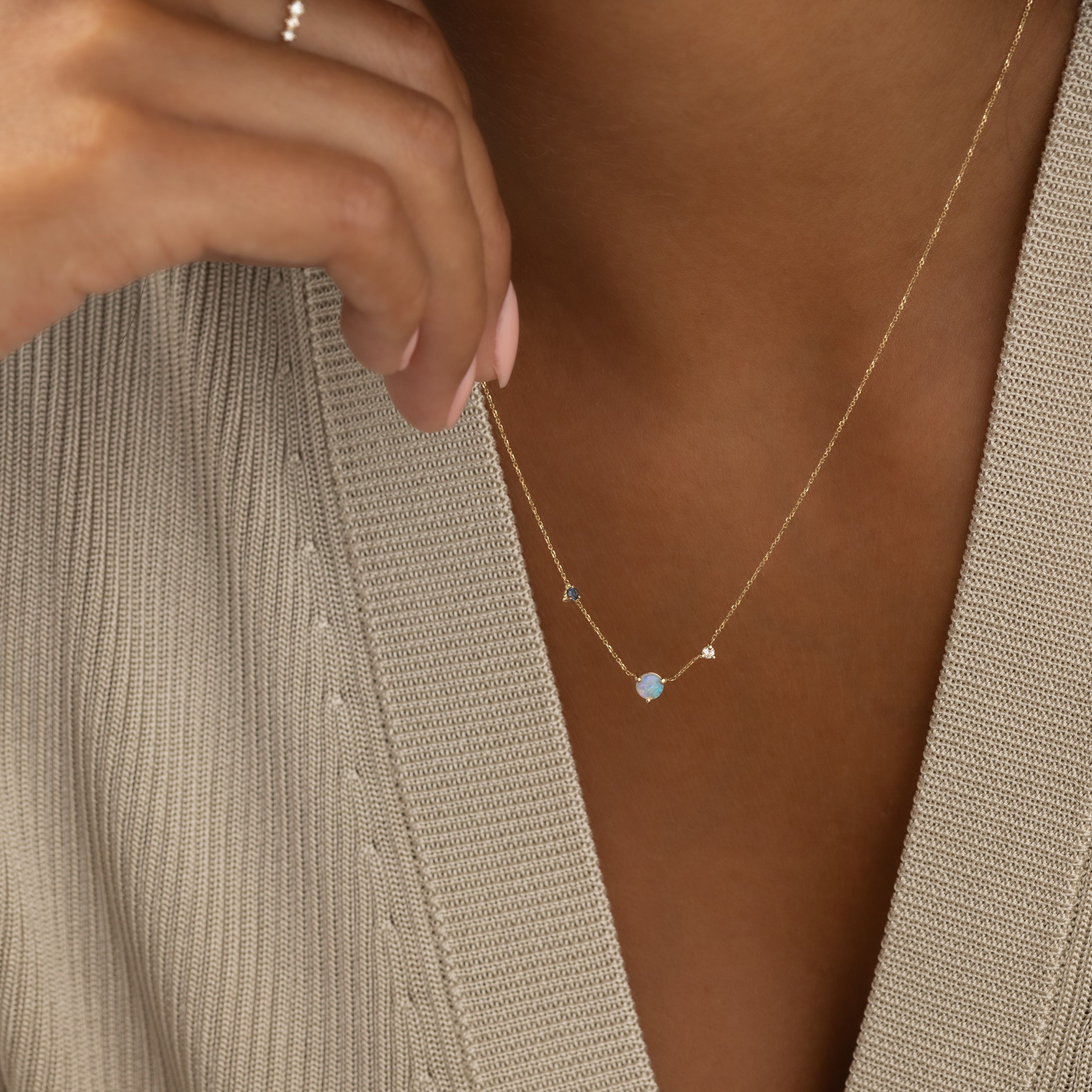 Three-Step Necklace - In Stock | WWAKE | Melanie Casey Jewelry