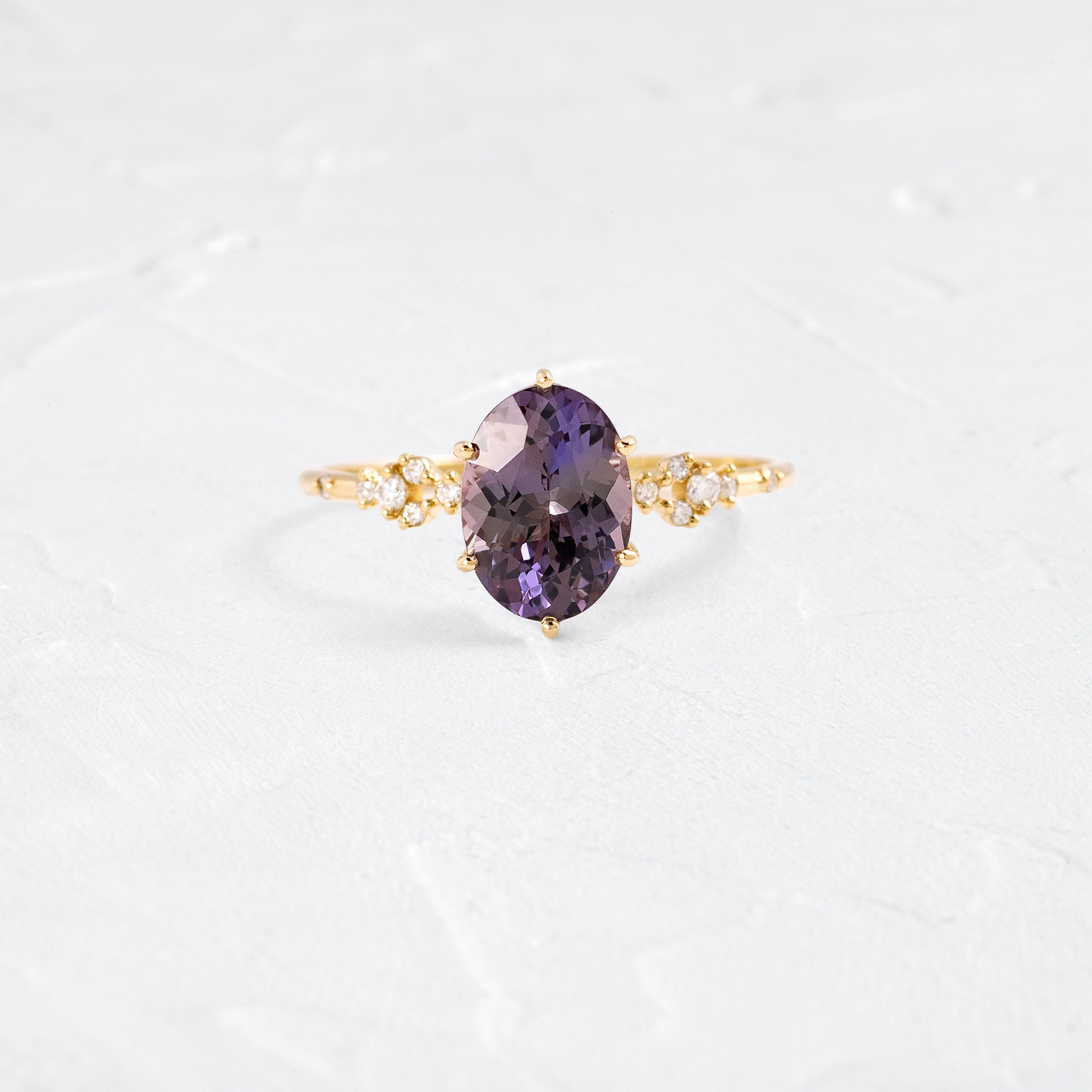 Myriad Ring, Dark Purple-Blue Tanzanite Melanie Casey