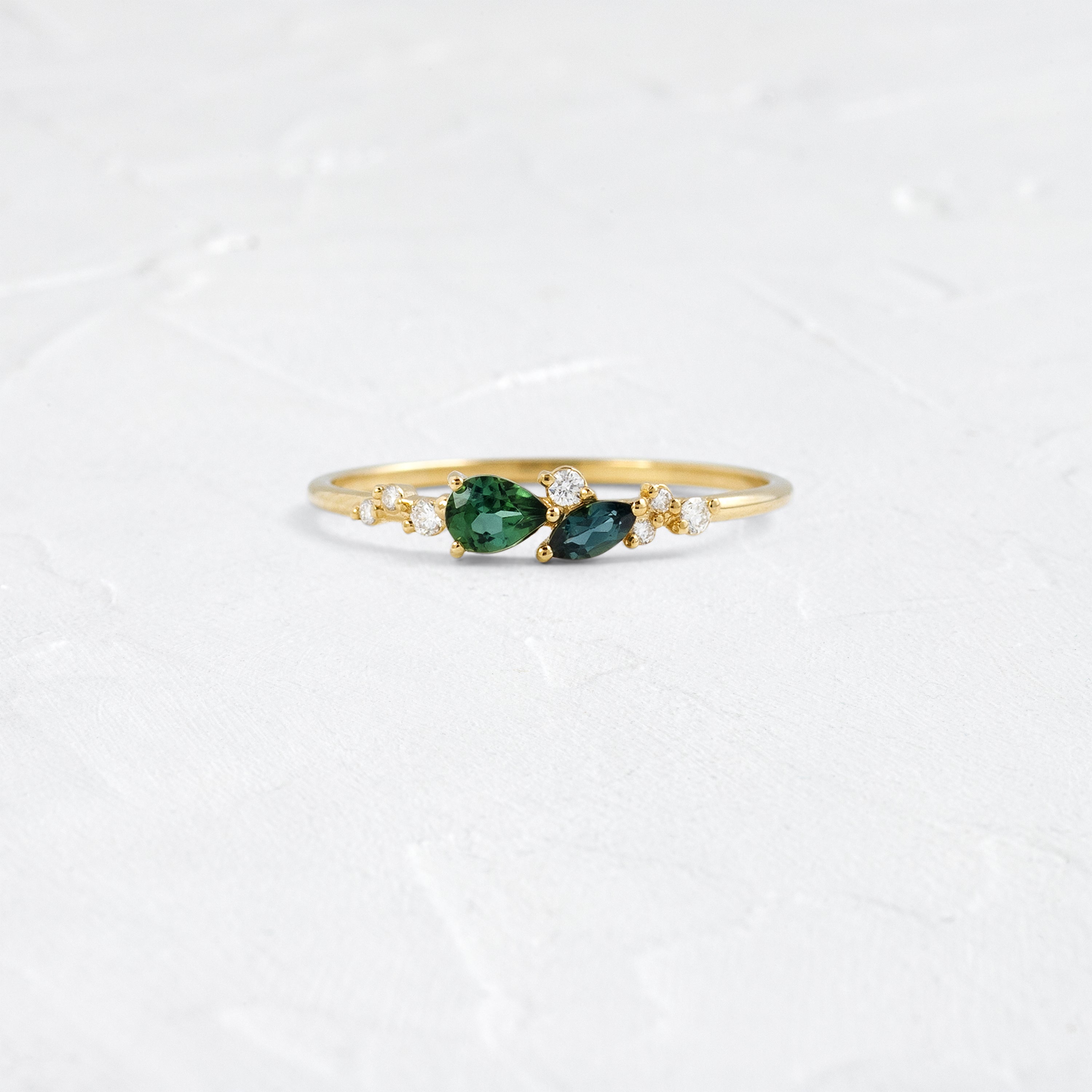 Rivulet Ring in Green | Melanie Casey Fine Jewelry