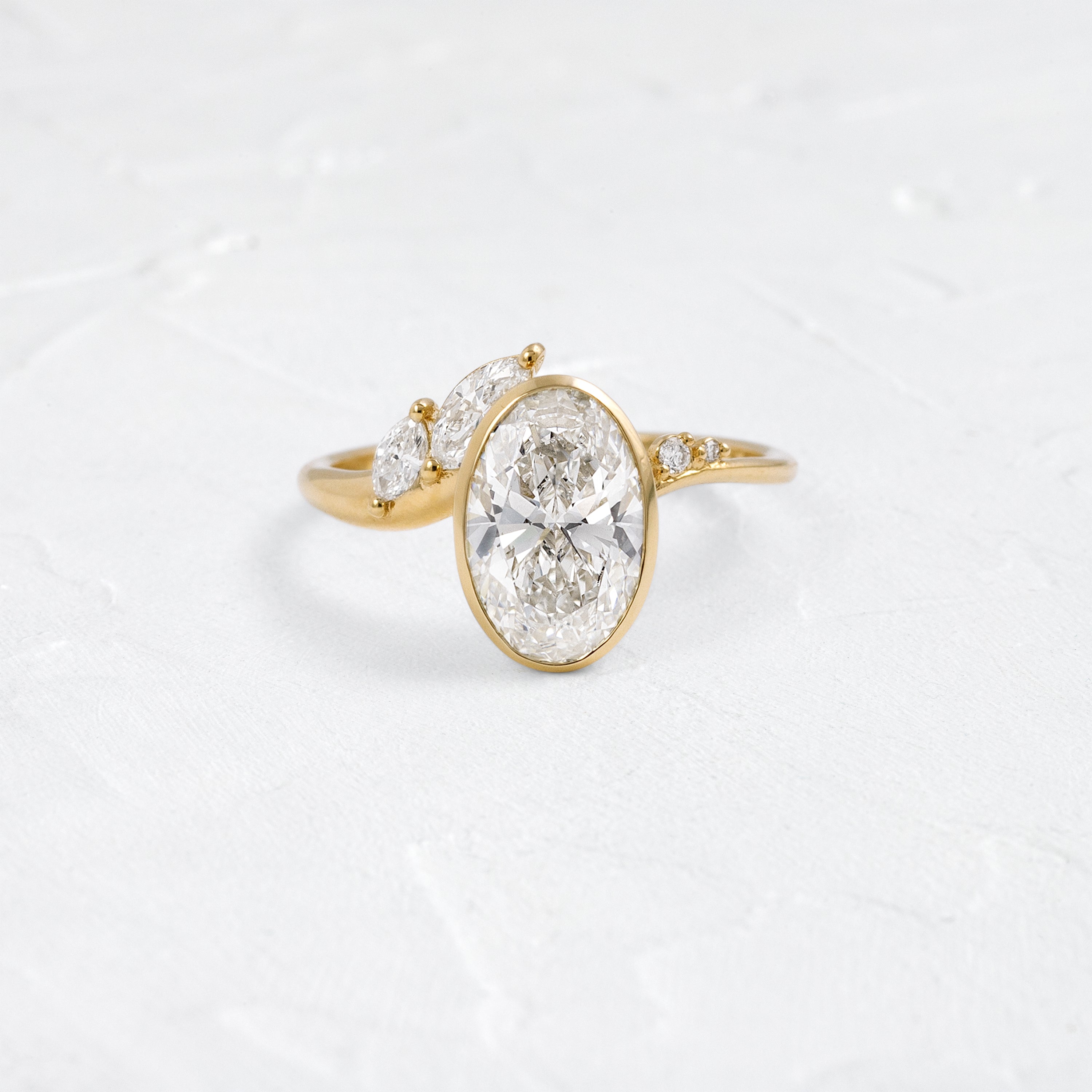 Skyward Ring, 2.53ct. Lab-Grown Oval Cut | Engagement Ring
