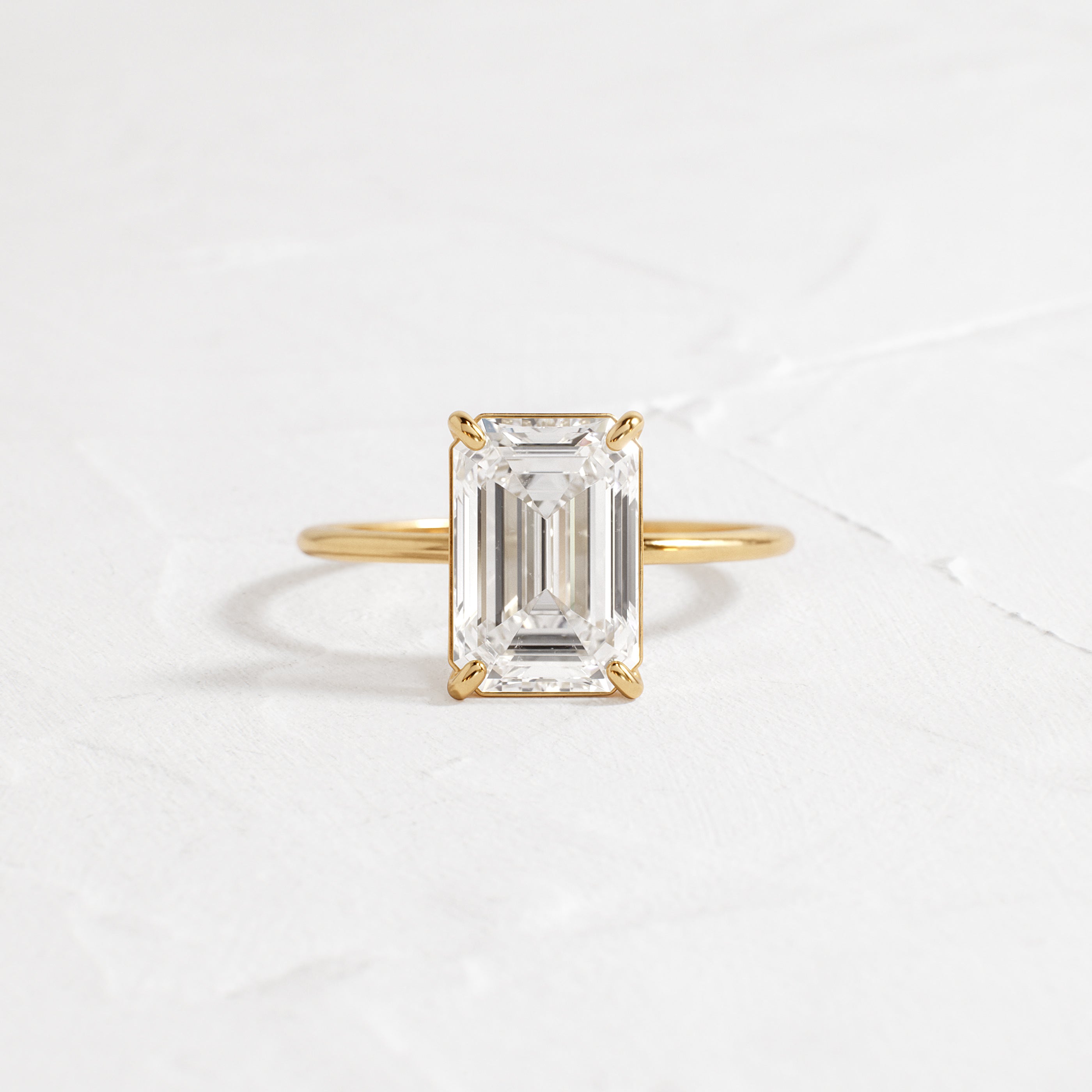 Whisper Ring, Emerald Cut Melanie Casey