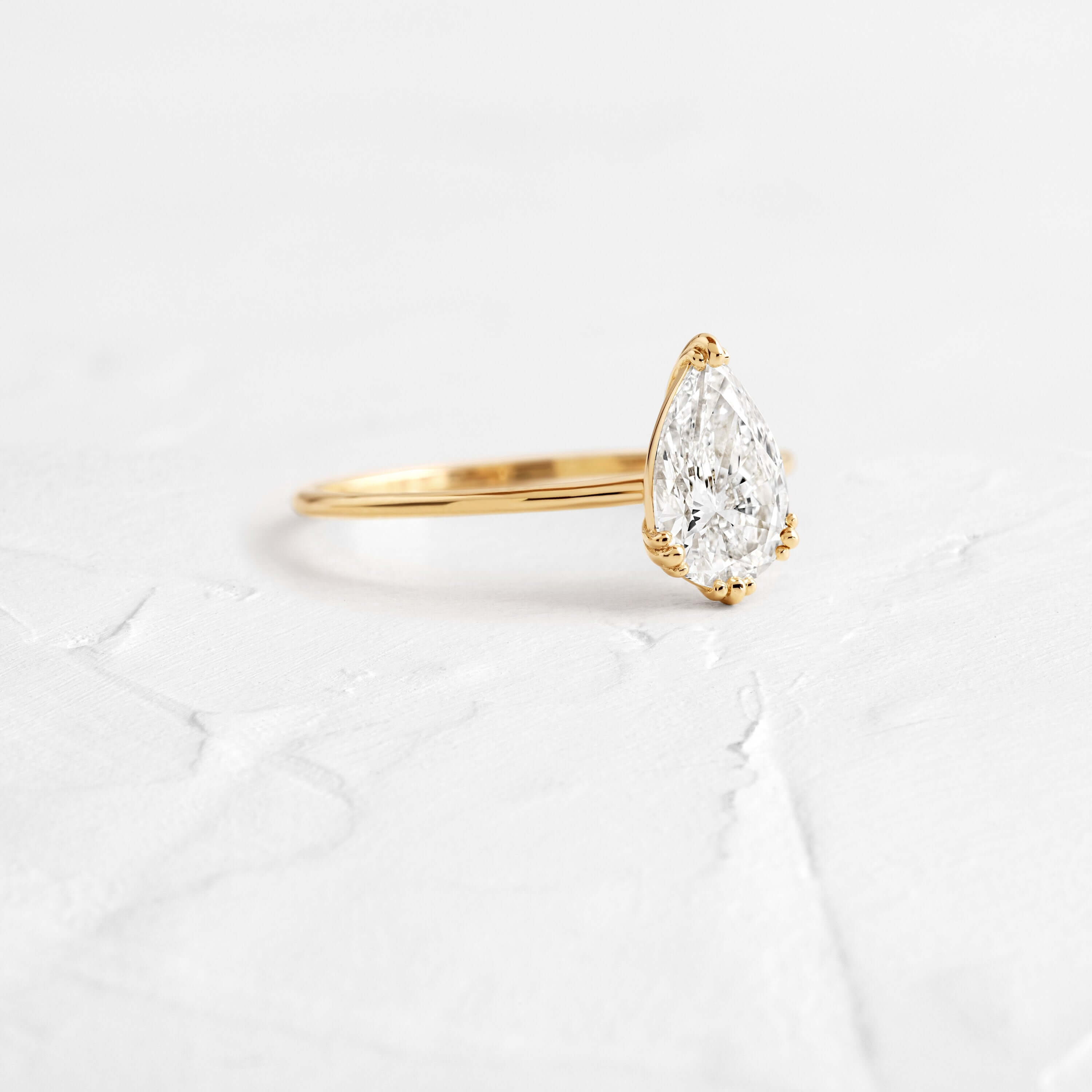 Threaded Ring, Oval Cut | Melanie Casey Fine Jewelry