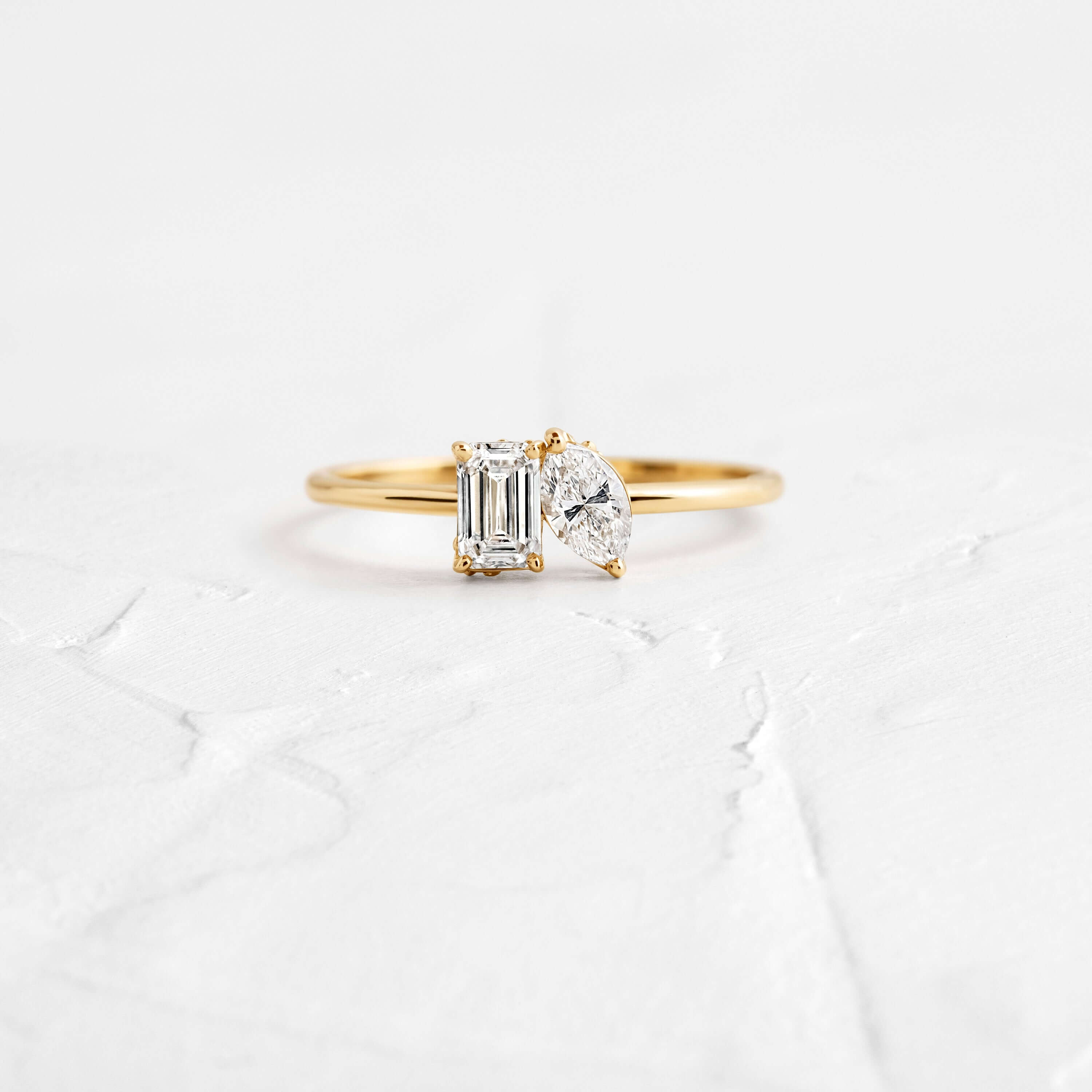 Toi et Moi et Le Reste Ring with Hidden Diamond Basket - Melanie Casey
