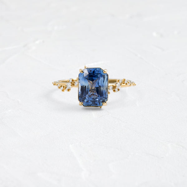 Wisteria Ring, 2.53ct. Bicolor Blue Sapphire | Melanie Casey Fine
