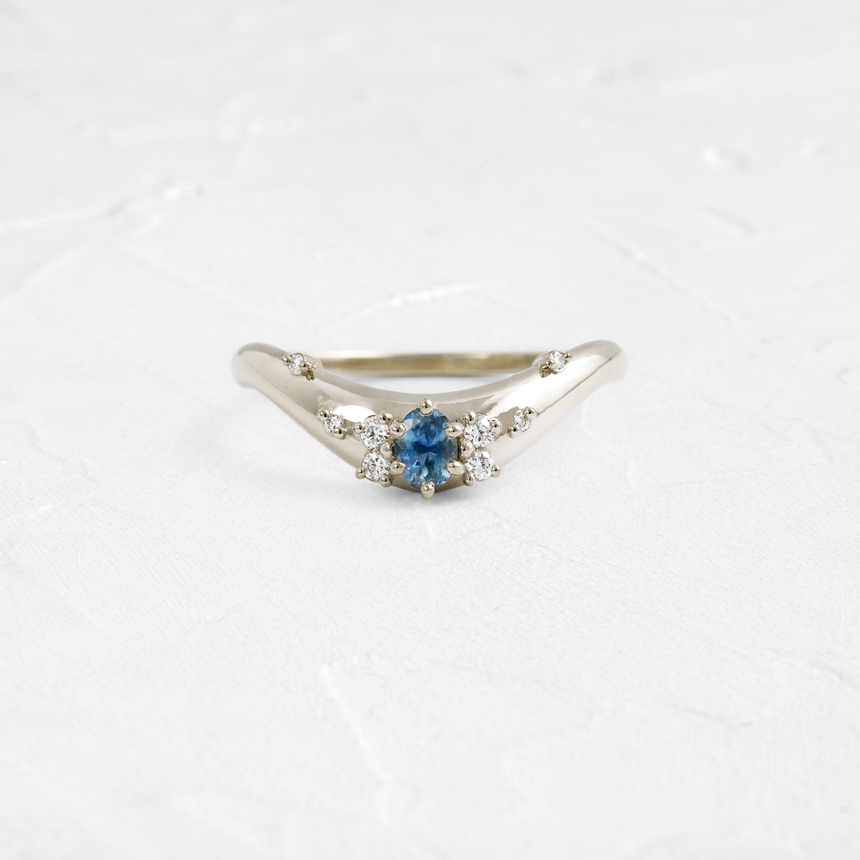 Amplify Cluster Band in Sapphire | Melanie Casey Jewelry