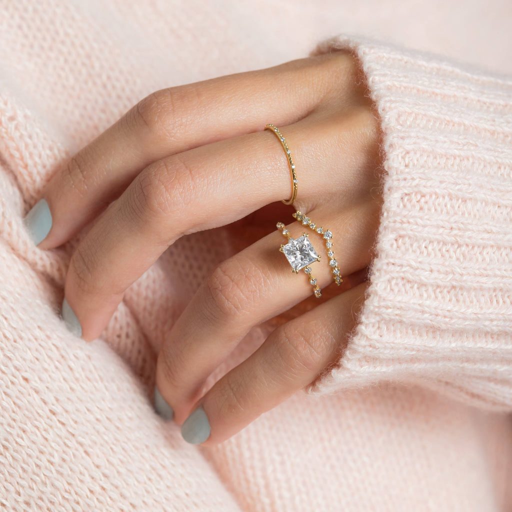 Distance Ring, Princess Cut – Melanie Casey