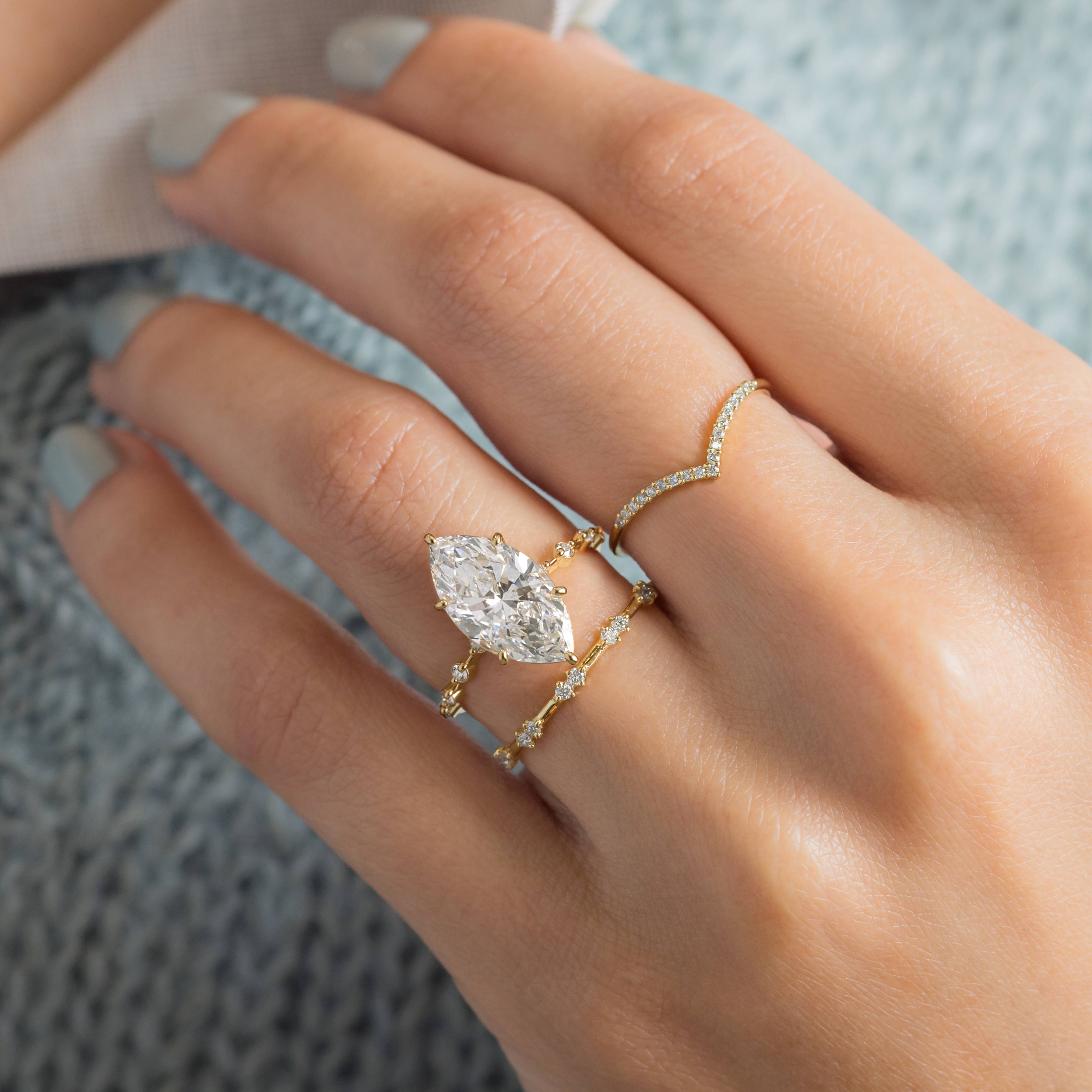 Distance Ring, Marquise Cut – Melanie Casey1