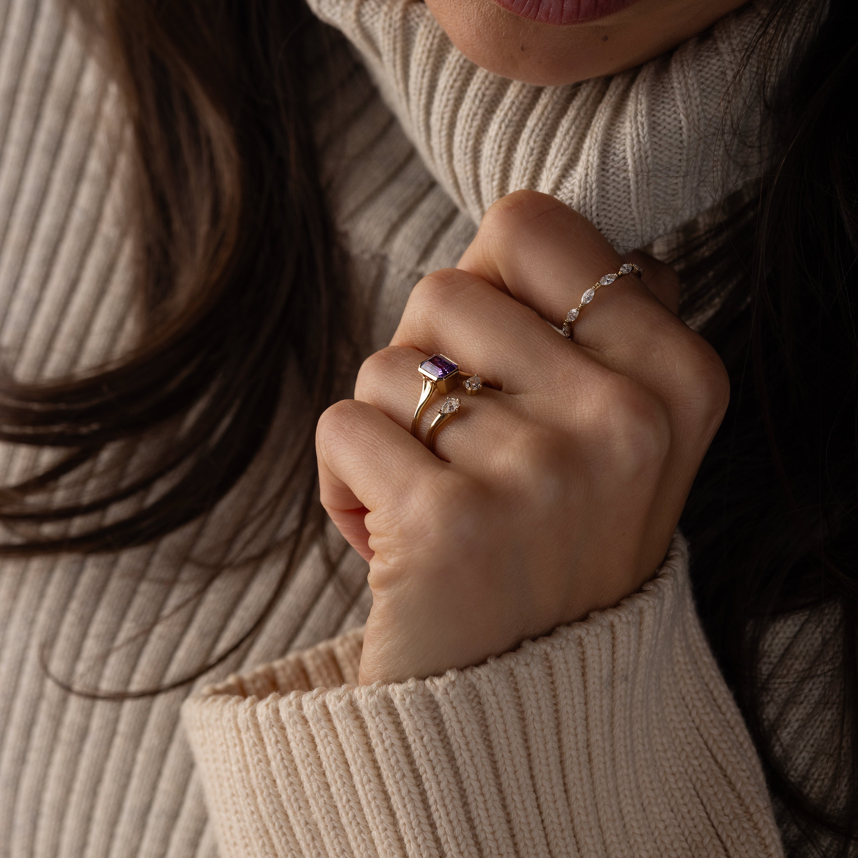 Avenue Ring, 1.51ct. Purple Sapphire | Melanie Casey Jewelry