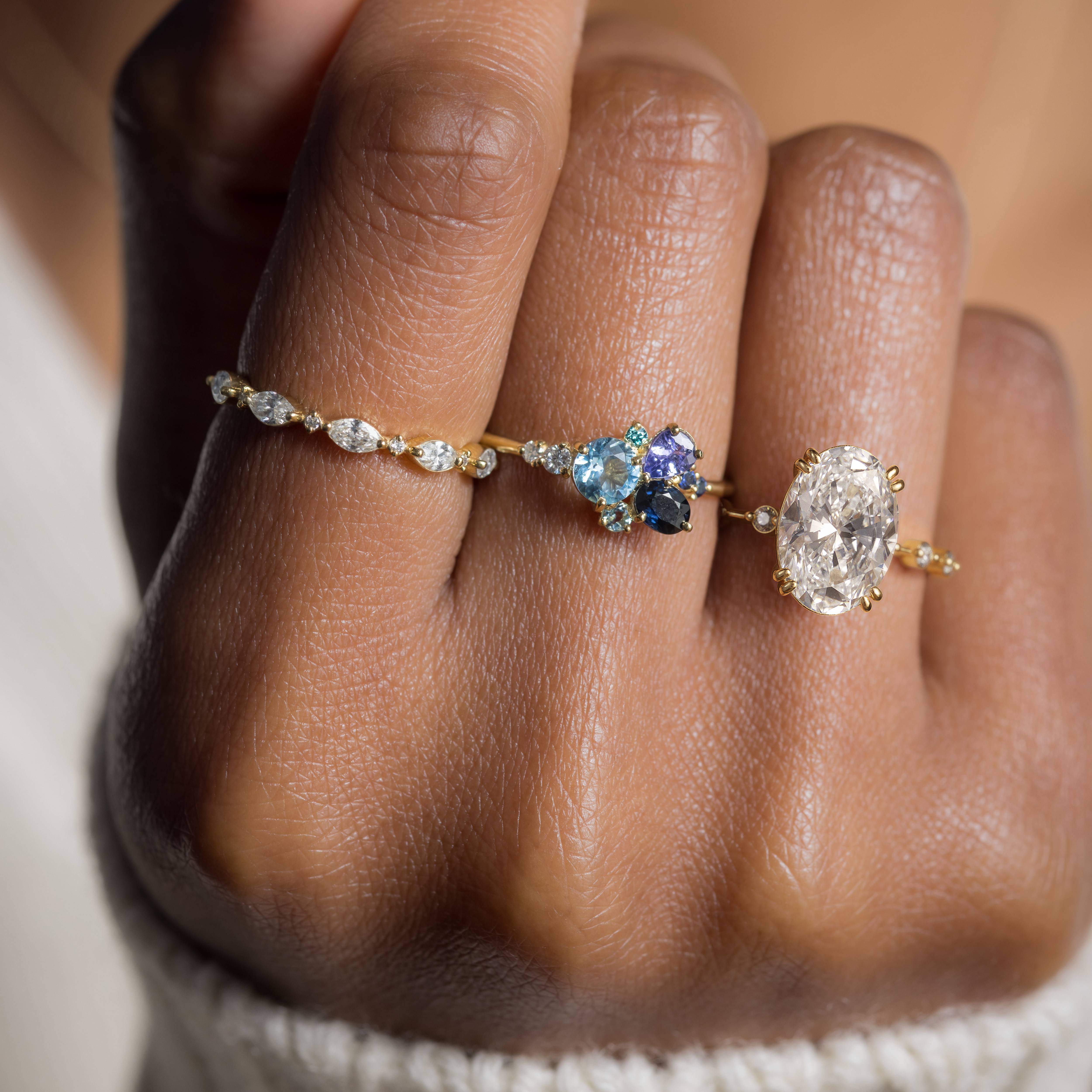 Distance Ring, Oval Cut - Melanie Casey Fine Jewelry