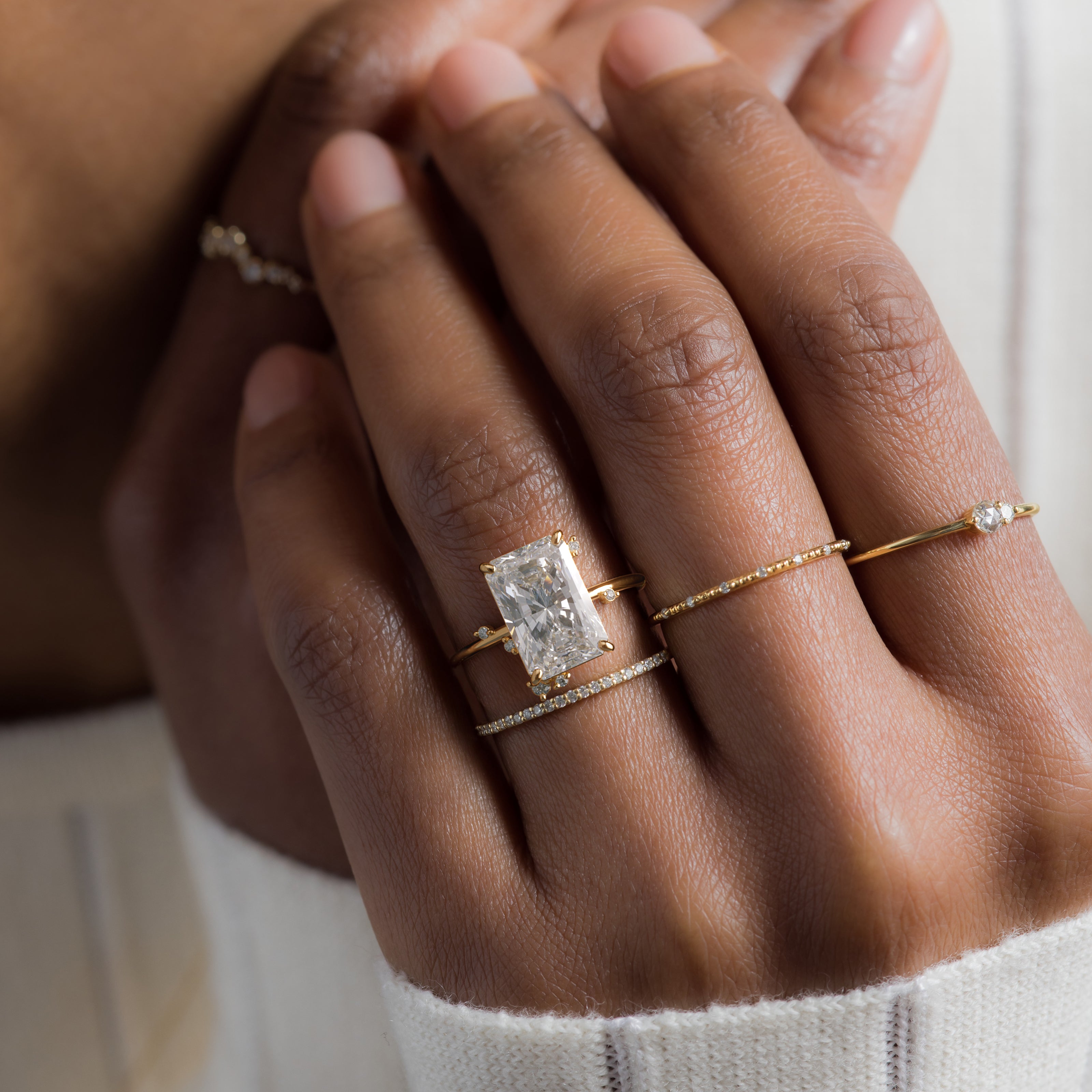 To A Flame Ring, Radiant Cut | Melanie Casey Fine Jewelry