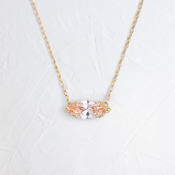 Threaded Necklace, 1.05ct. Lab-Grown Pink Diamond | Melanie Casey