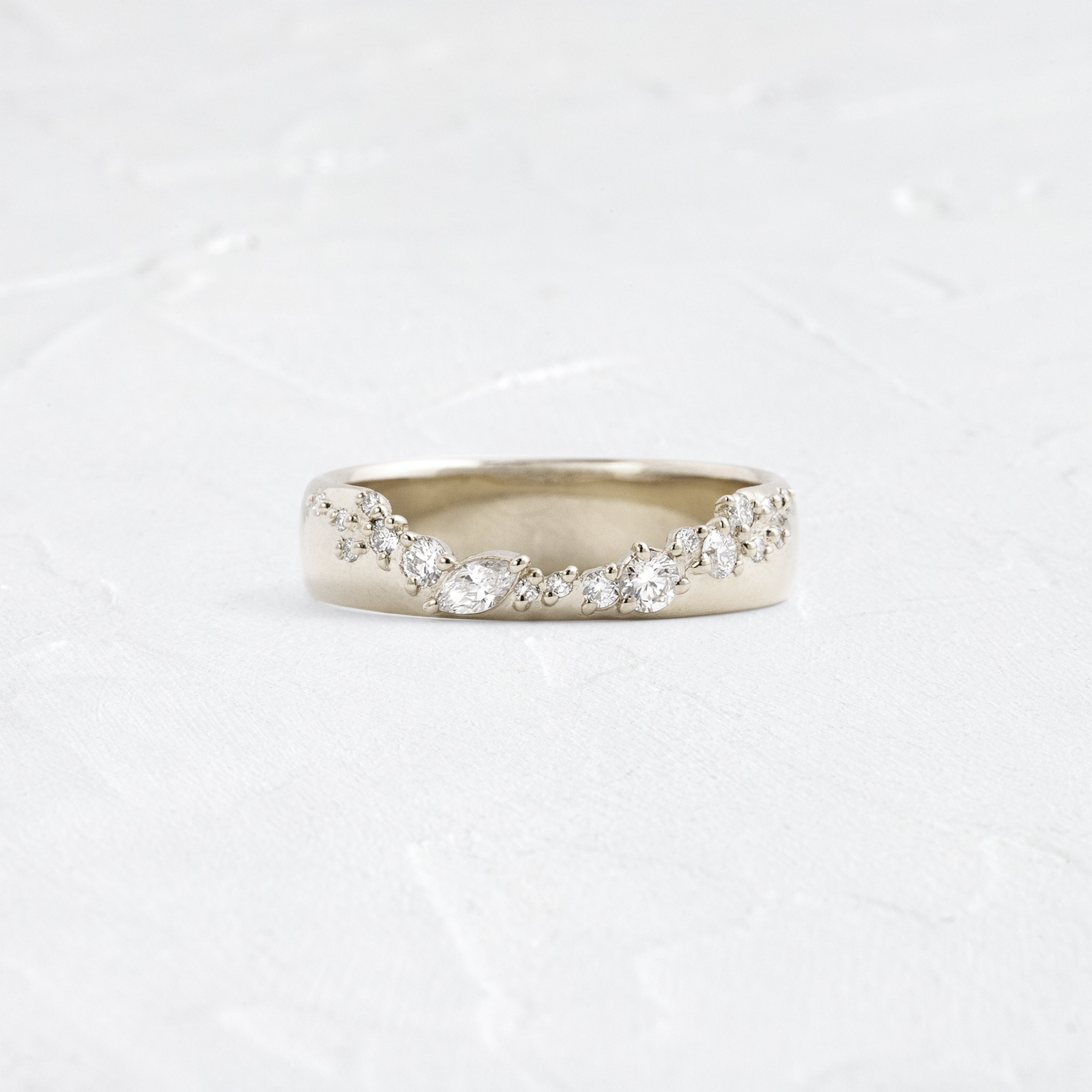 mari☆　100Daysハートデザイン　30Daysフレブルデザイン 13-Sample-5055--Wide-Snowdrift