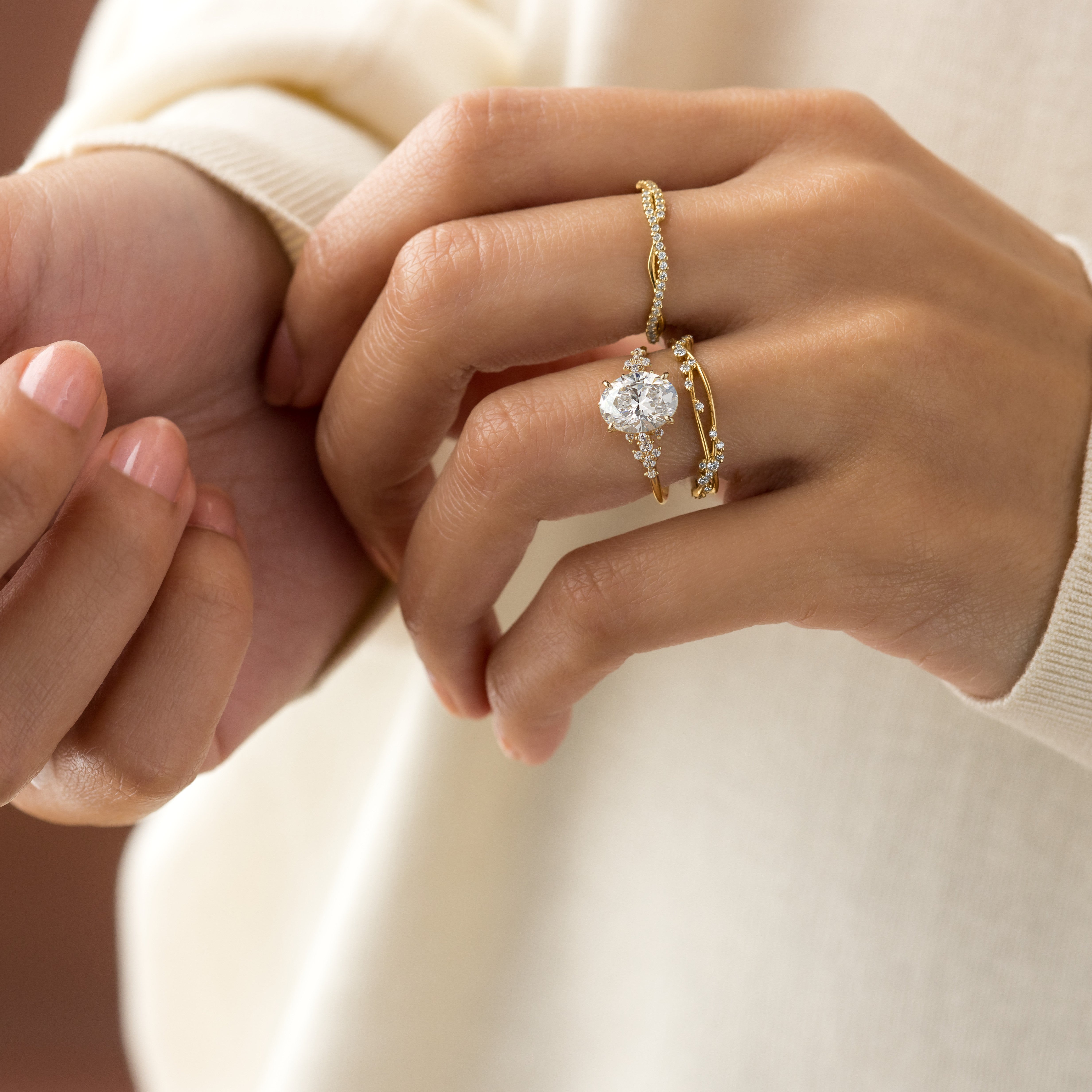 Tapestry Ring, Oval Cut | Handcrafted Engagement Ring | Melanie Casey