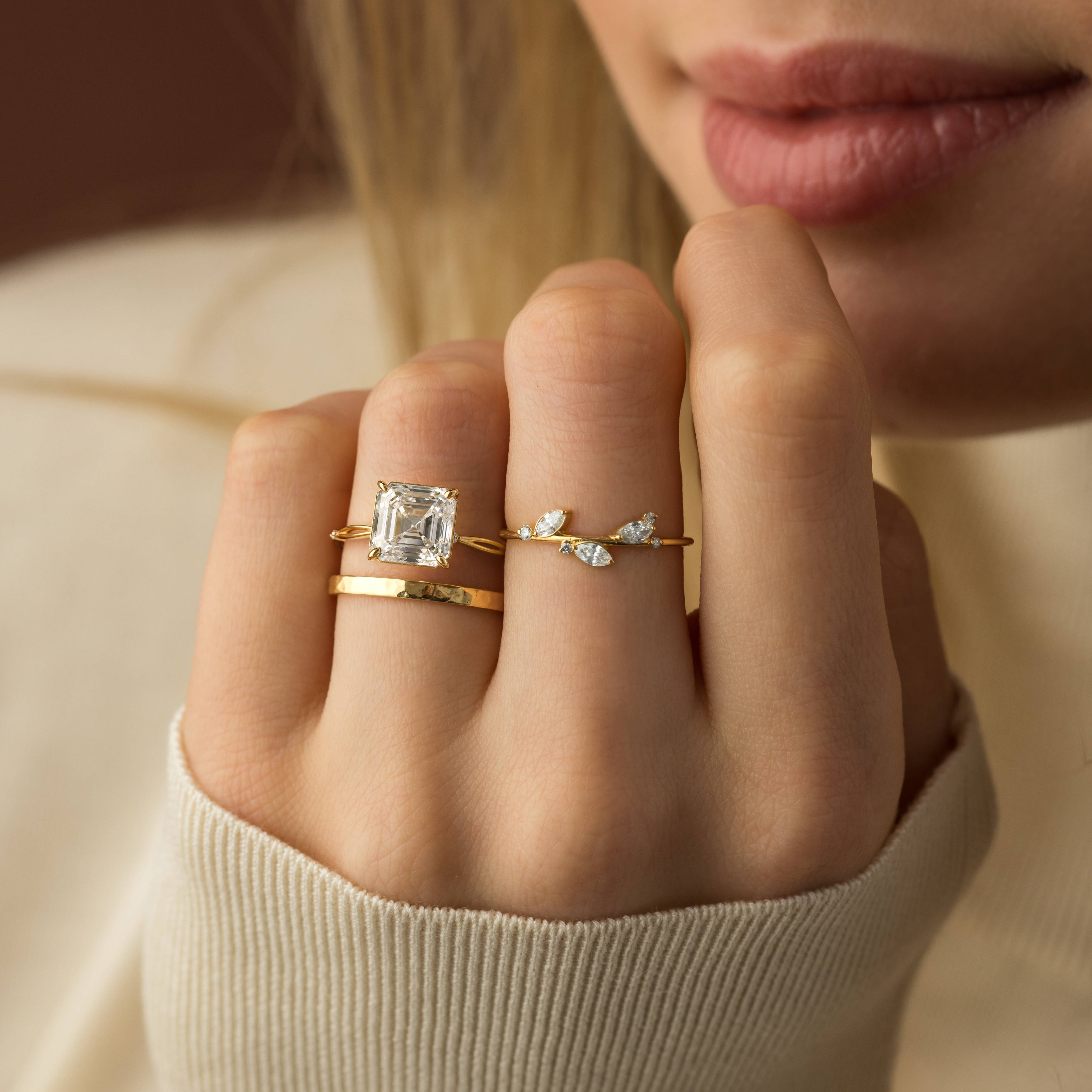 Hillside Ring, Asscher Cut - Melanie Casey