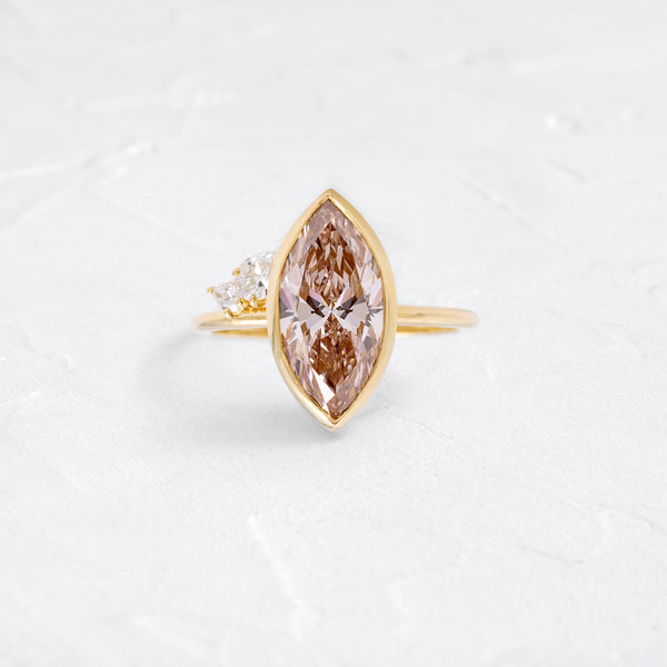 Epilogue Ring, 3.52 Pink Lab-Grown Diamond | Melanie Casey Fine
