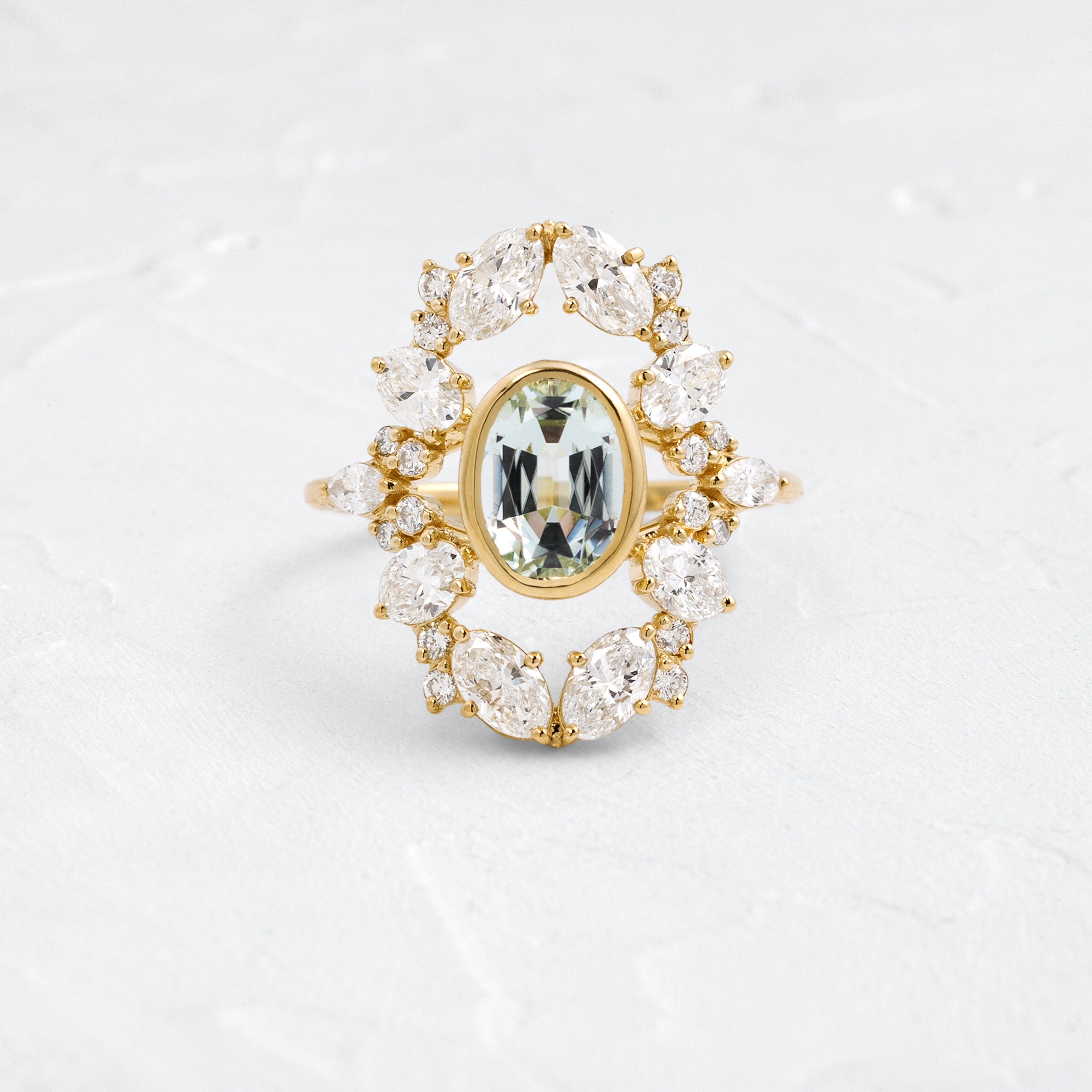 Galaxy Ring, 1.92ct. Ice Blue Tourmaline | Melanie Casey Fine Jewelry