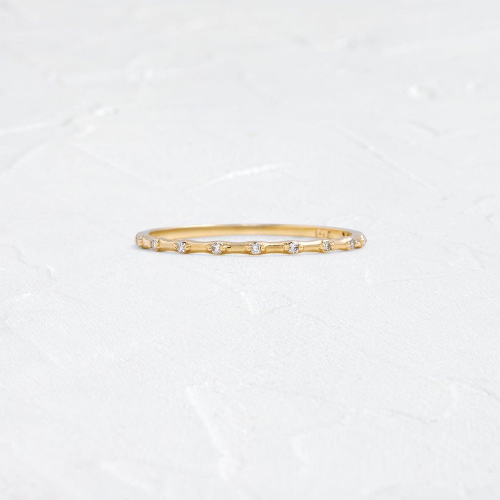 Upon a Star Band 14k Gold Ring from Melanie Casey Fine Jewelry