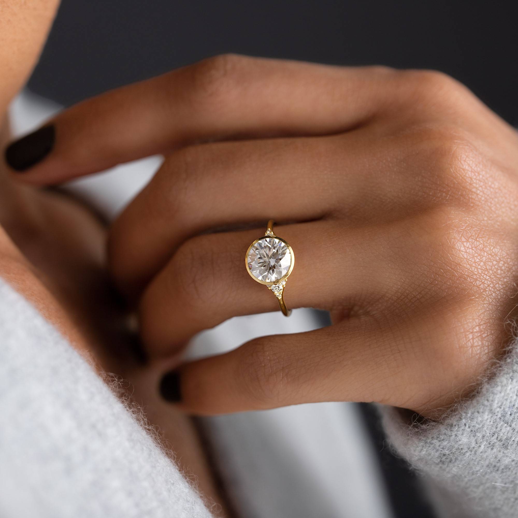 Evenfall Ring, Round Cut | Engagement Ring from Melanie Casey
