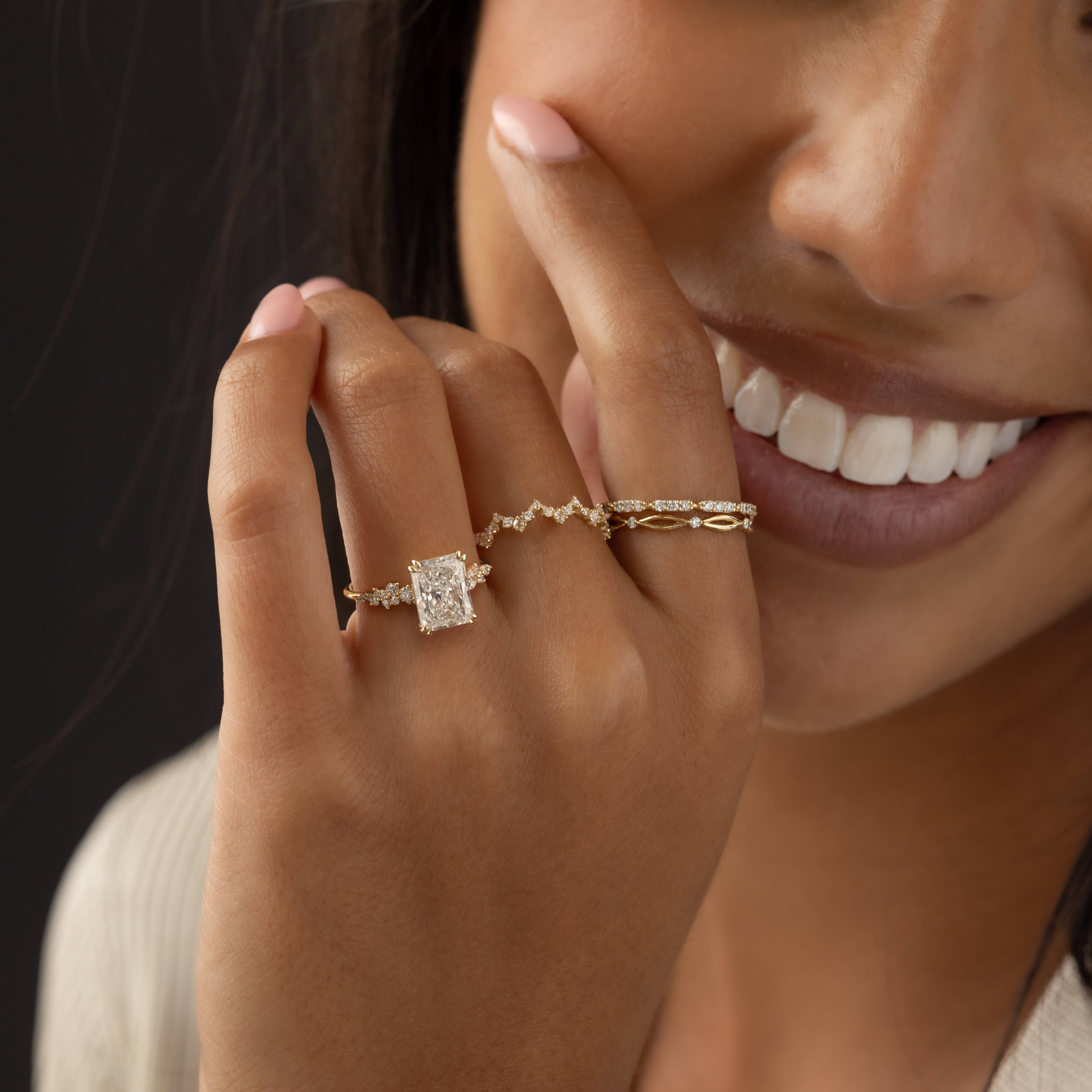 On The Horizon Ring, Radiant Cut | Melanie Casey Jewelry