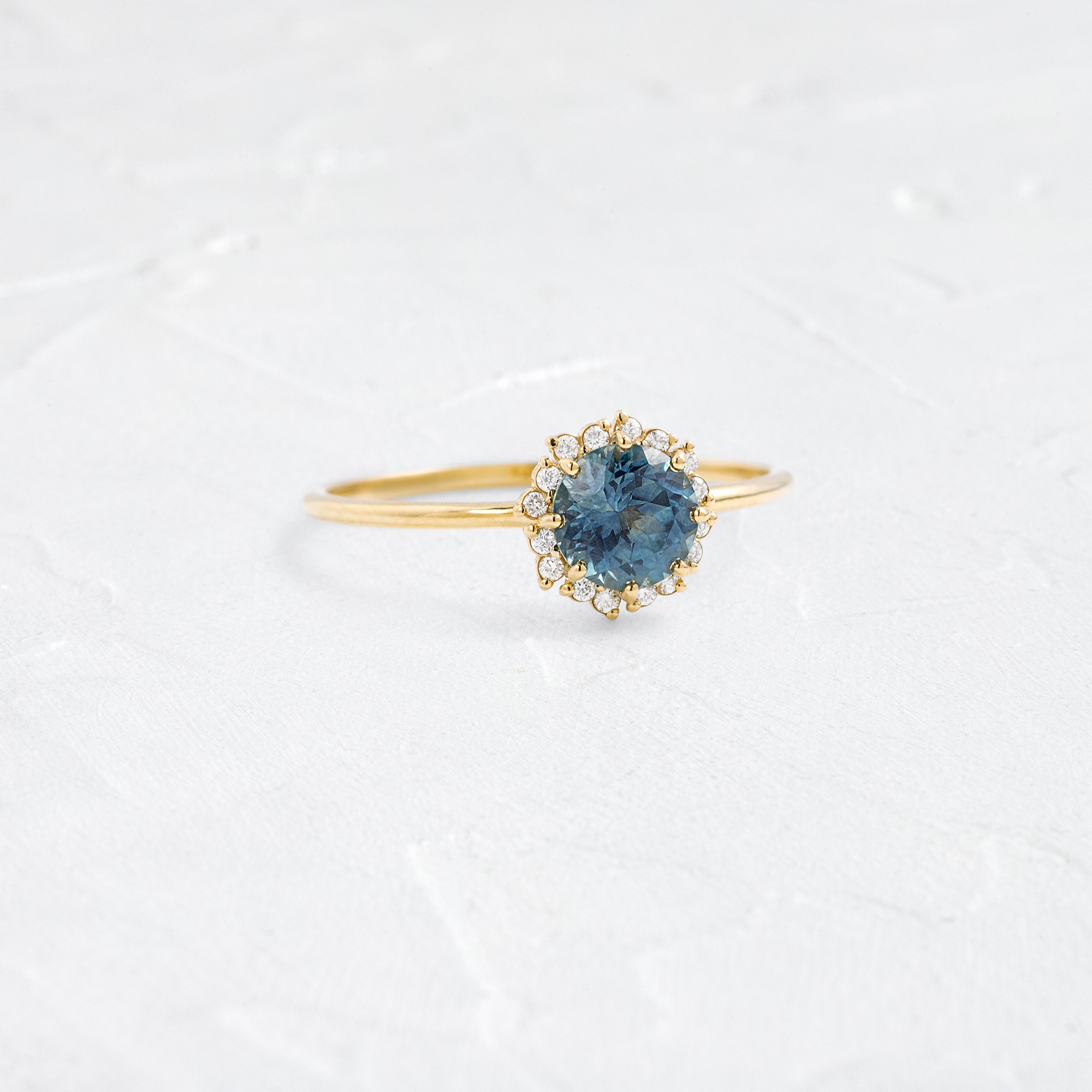 Sapling Ring, 0.97ct. Blue Sapphire | Melanie Casey Jewelry
