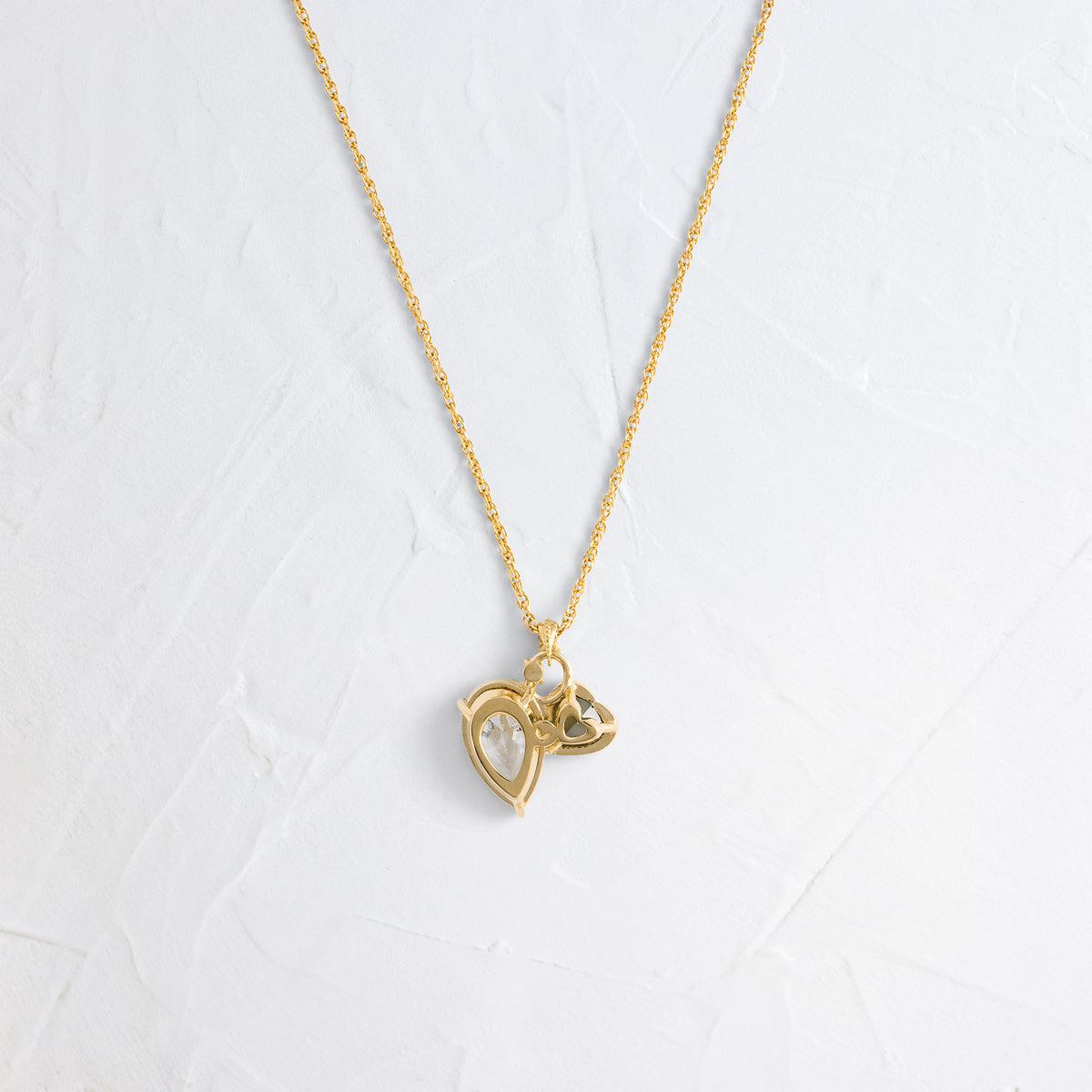 Collier Cordon Bleu 50 Cm Avec Pendentif Cœur Cloisonné - Occasion Porté Une Fois
