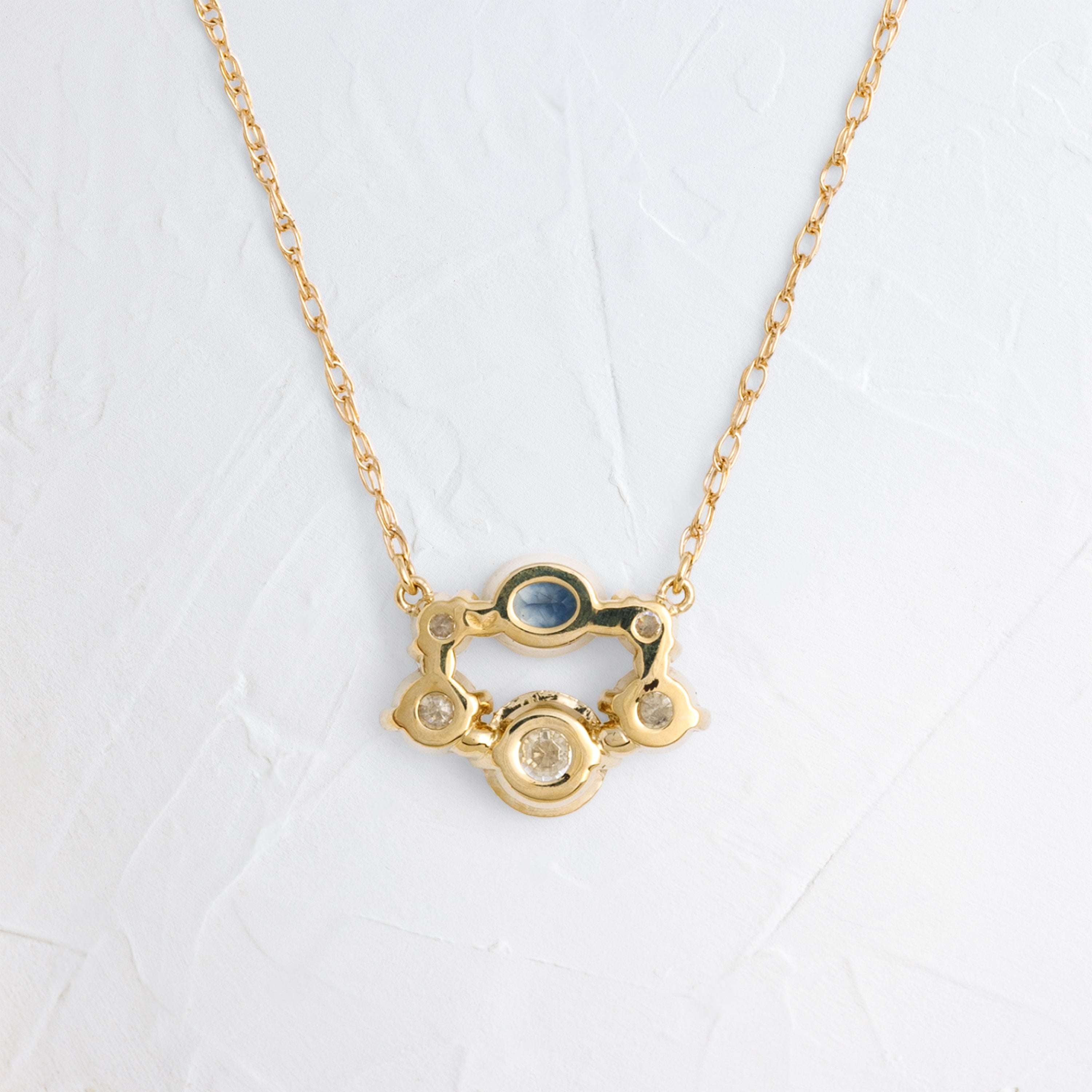 アクセサリー Lyn Ian Hemline Necklace, Blue Montana Sapphire | Melanie Casey