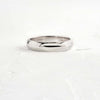 Half Round Band, 5mm, Size 10.5 - In Stock (14k White Gold)