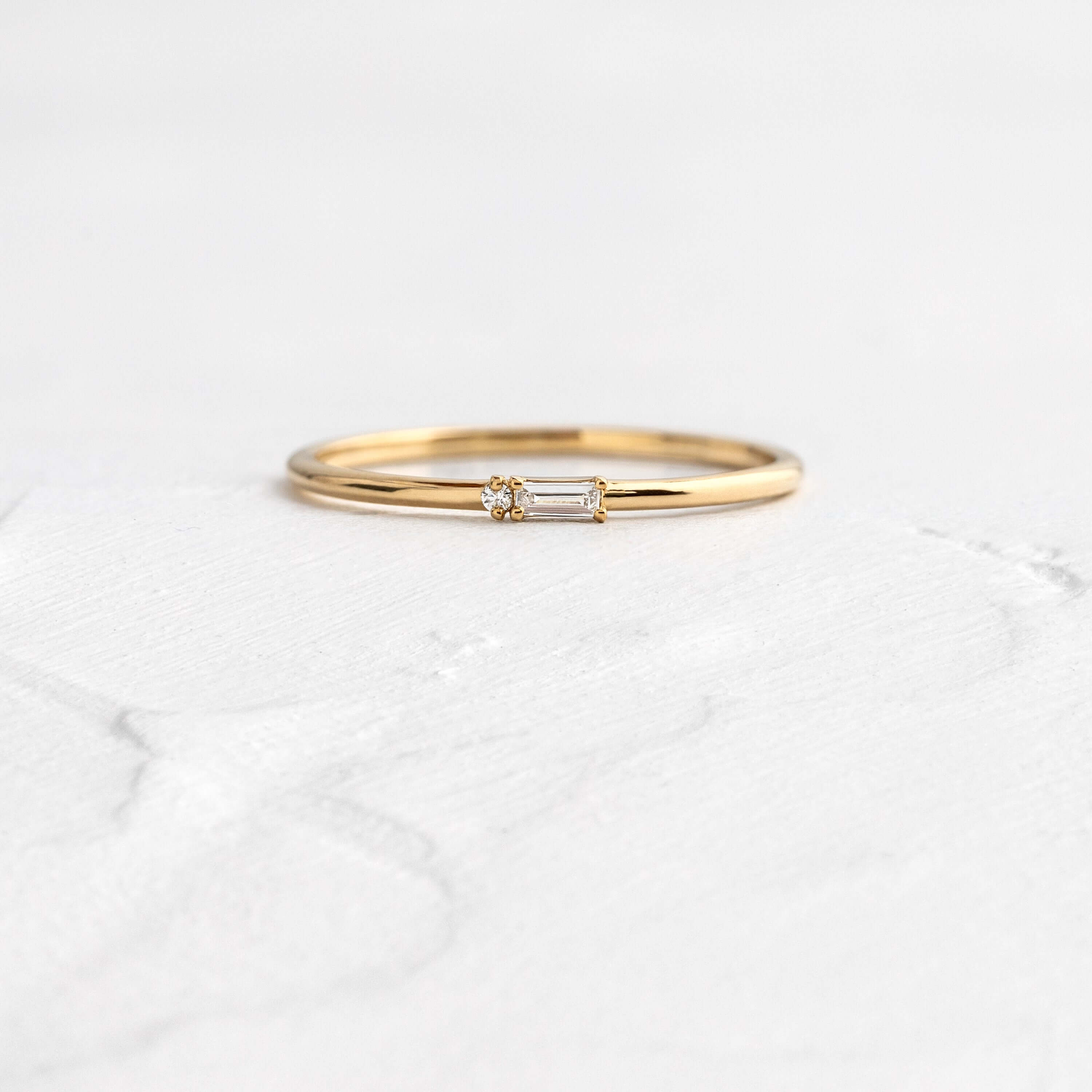 Morse Code Rings: Initials - In Stock | Melanie Casey Fine Jewelry